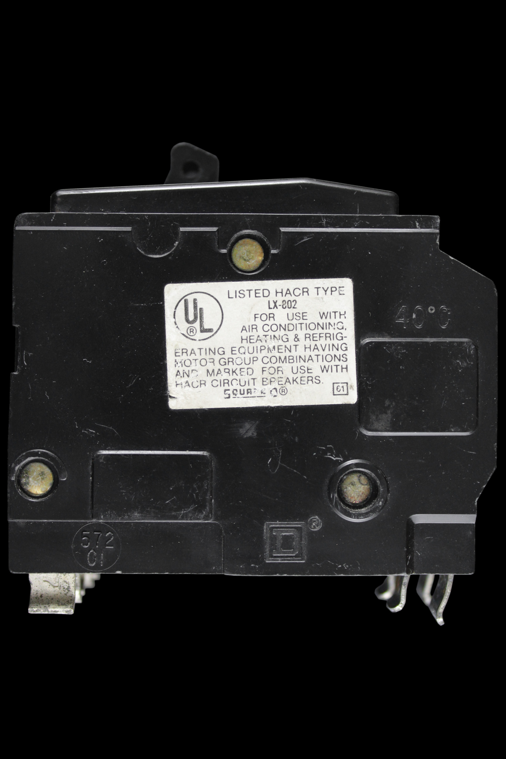 SQUARE D 60 AMP TRIPLE POLE HACR MCB CIRCUIT BREAKER LX-802
