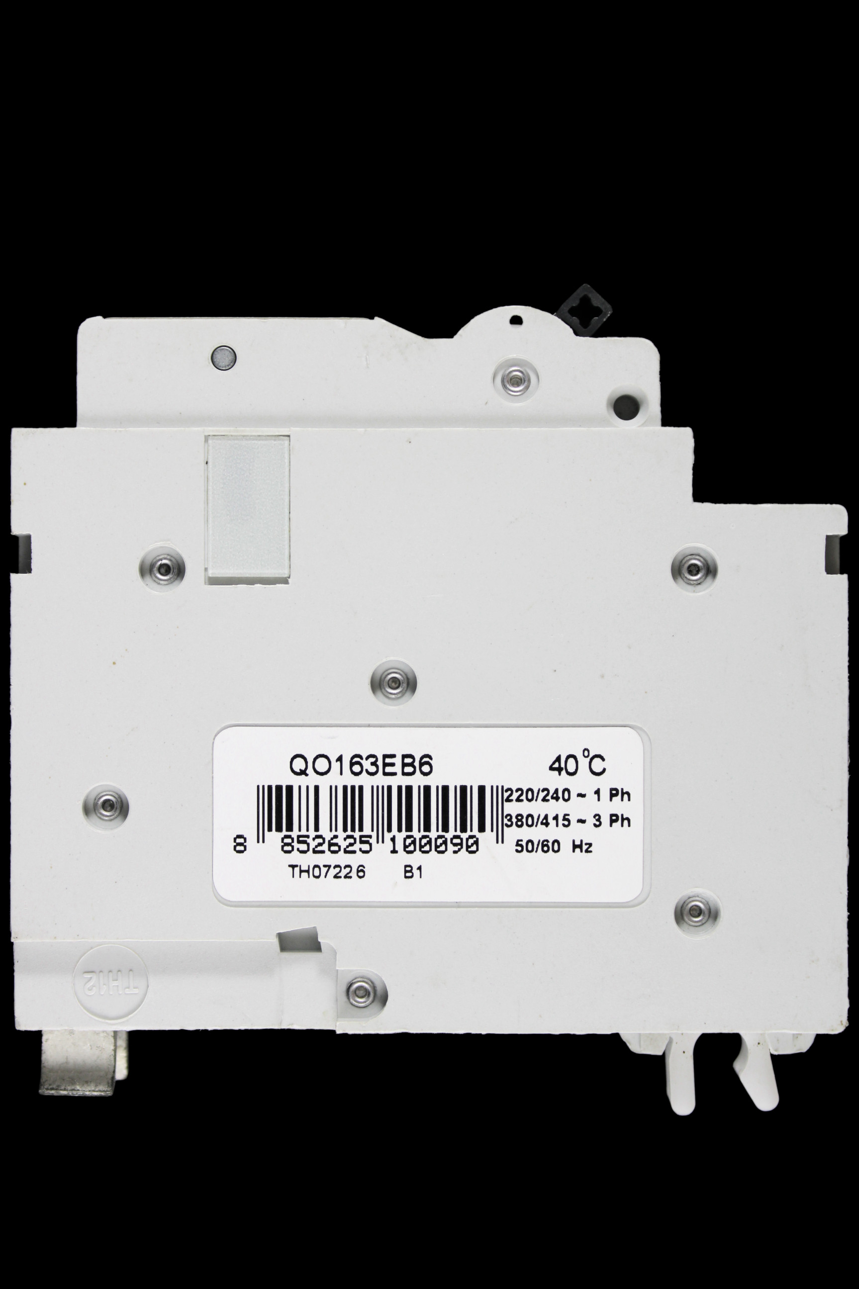 SQUARE D 63 AMP CURVE B 6kA MCB CIRCUIT BREAKER QOE QO163EB6