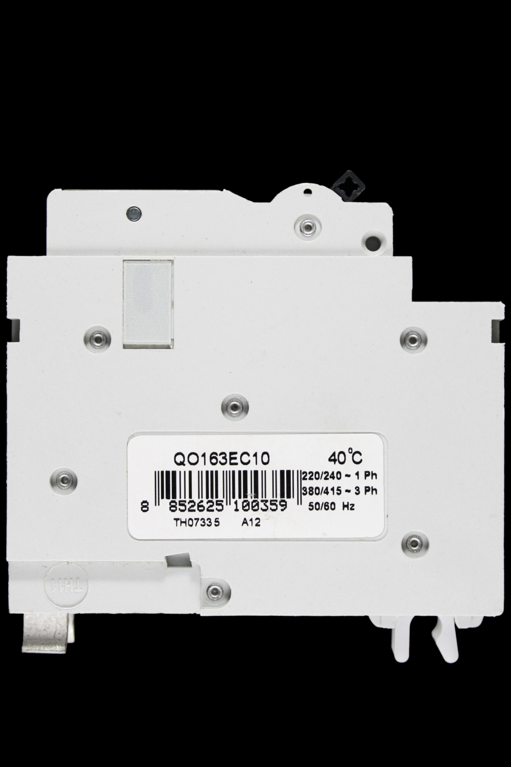 SQUARE D 63 AMP CURVE C 10kA MCB CIRCUIT BREAKER QOE QO163EC10