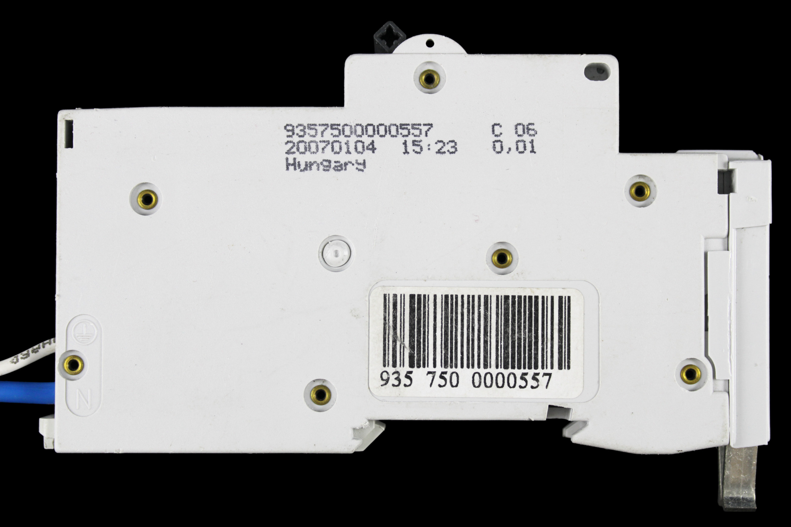 SQUARE D 6 AMP CURVE C 10kA 10mA RCBO TYPE AC KQE 106C01