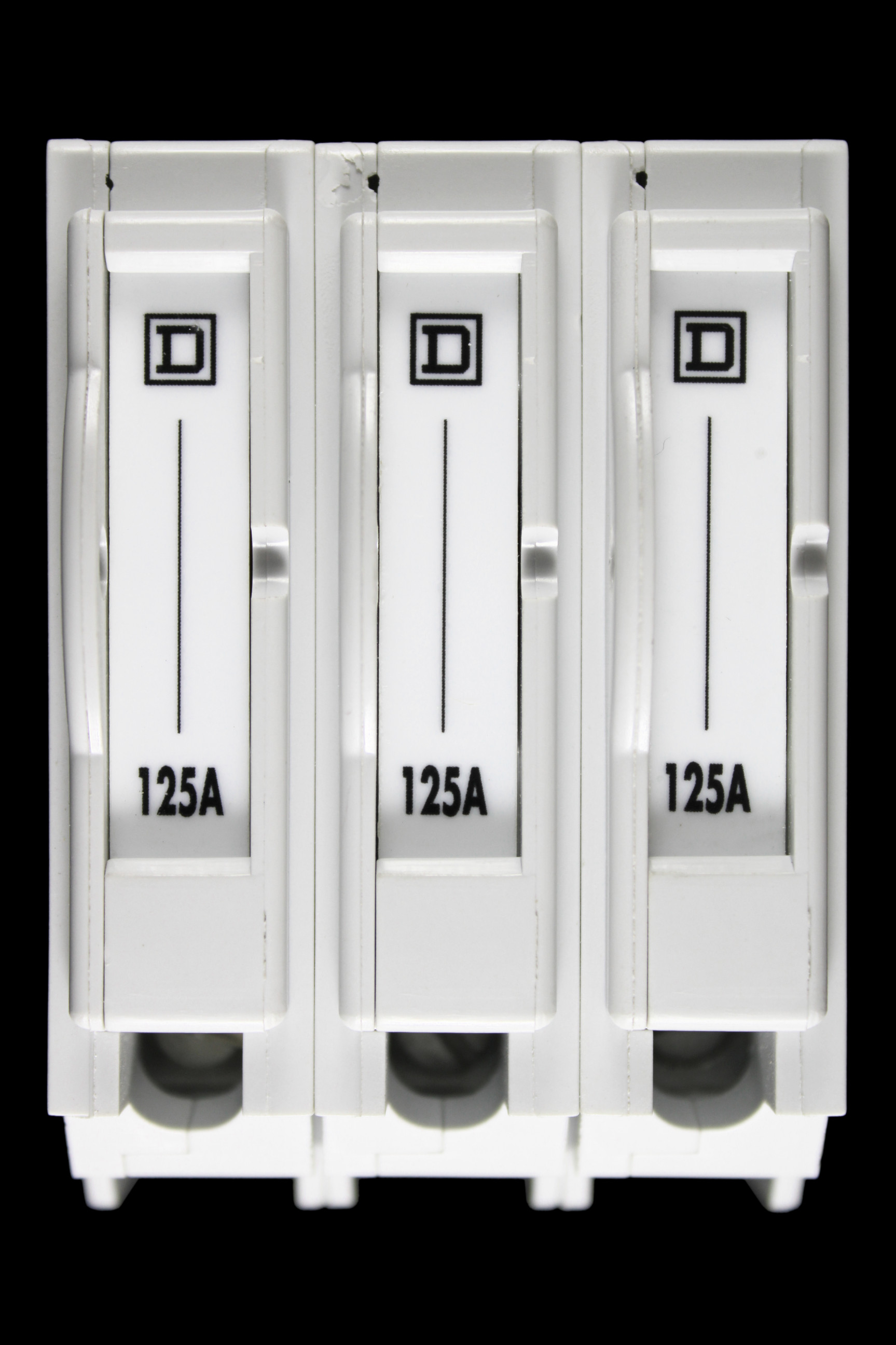SQUARE D 125 AMP TRIPLE POLE LUGS UNIT QO QO3100L