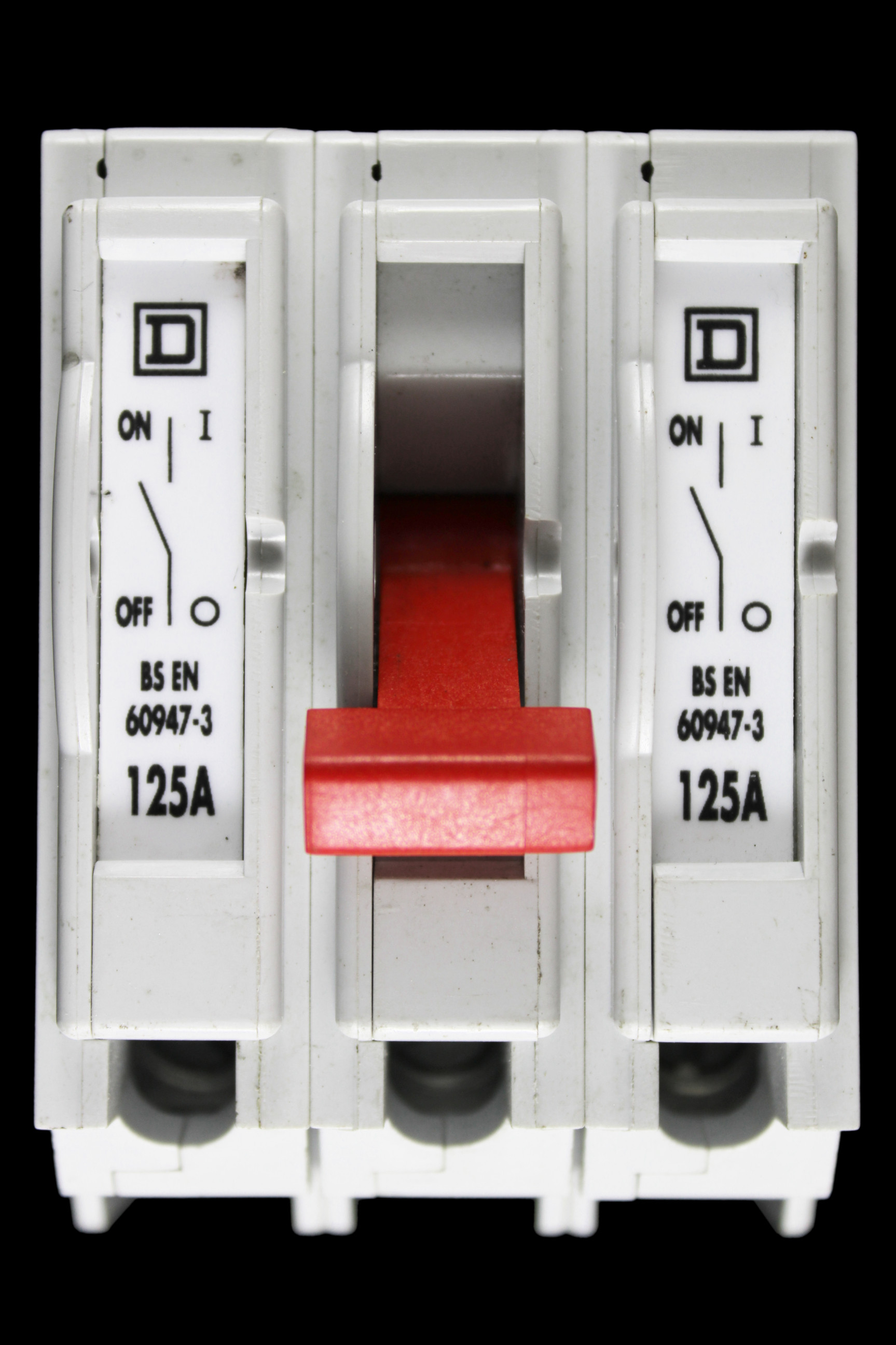 SQUARE D 125 AMP TRIPLE POLE MAIN SWITCH DISCONNECTOR QO3100M