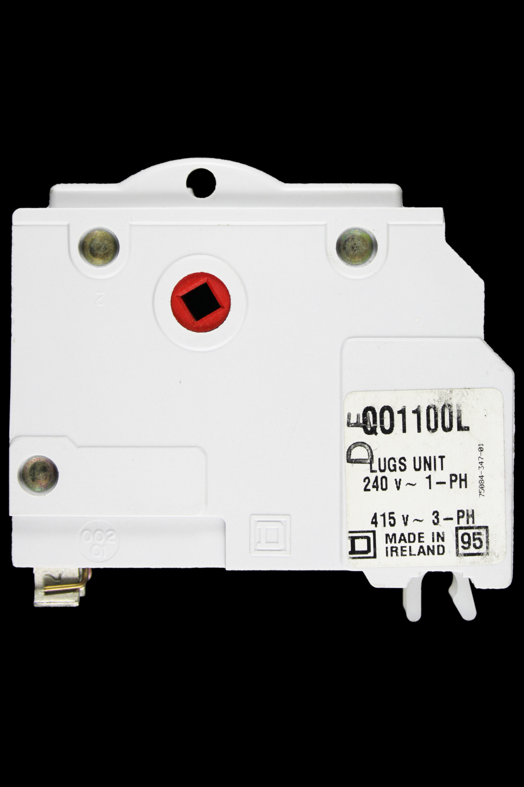 SQUARE D 100 AMP LUGS UNIT QO1100L WHITE