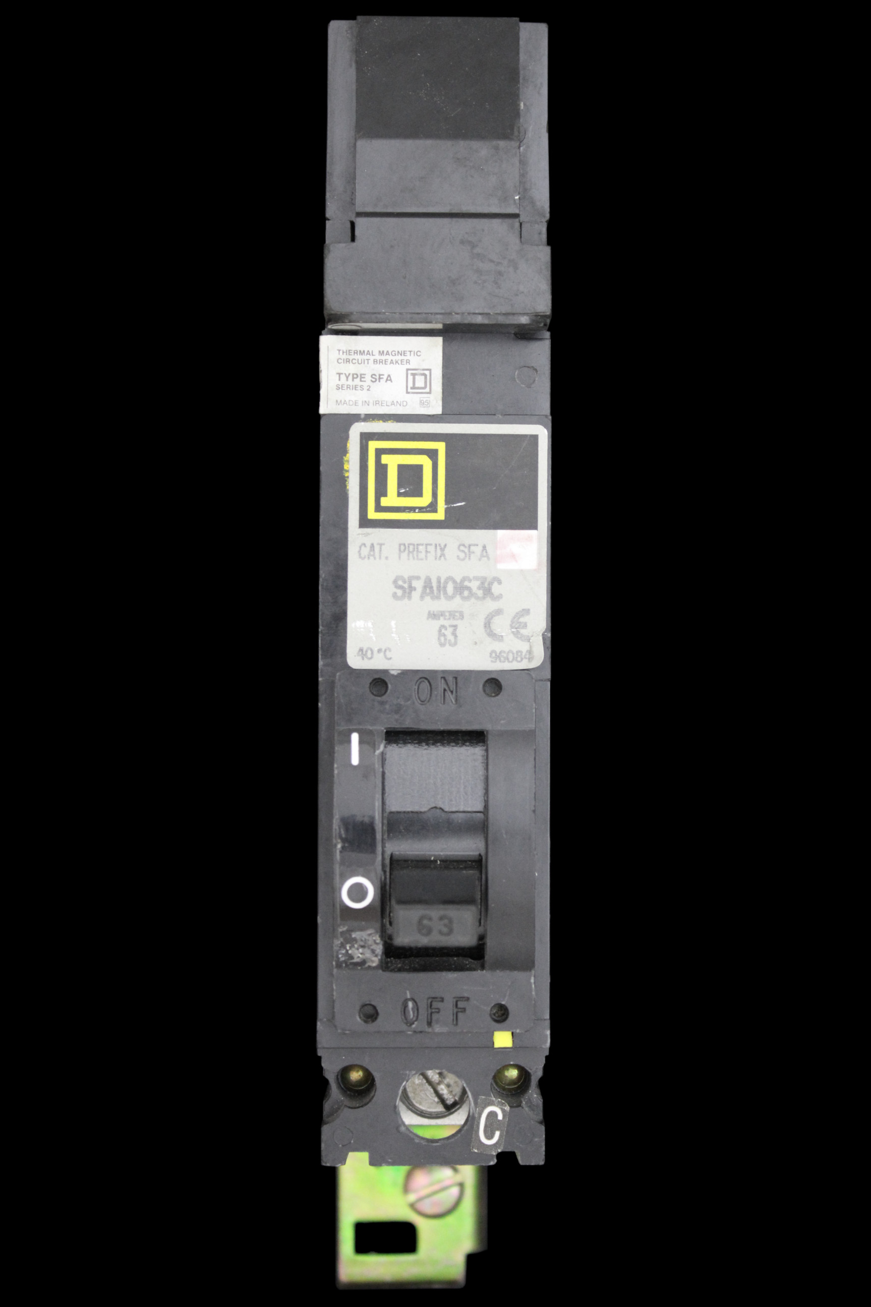 SQUARE D 63 MCCB 25kA SFA1063C SERIES 2