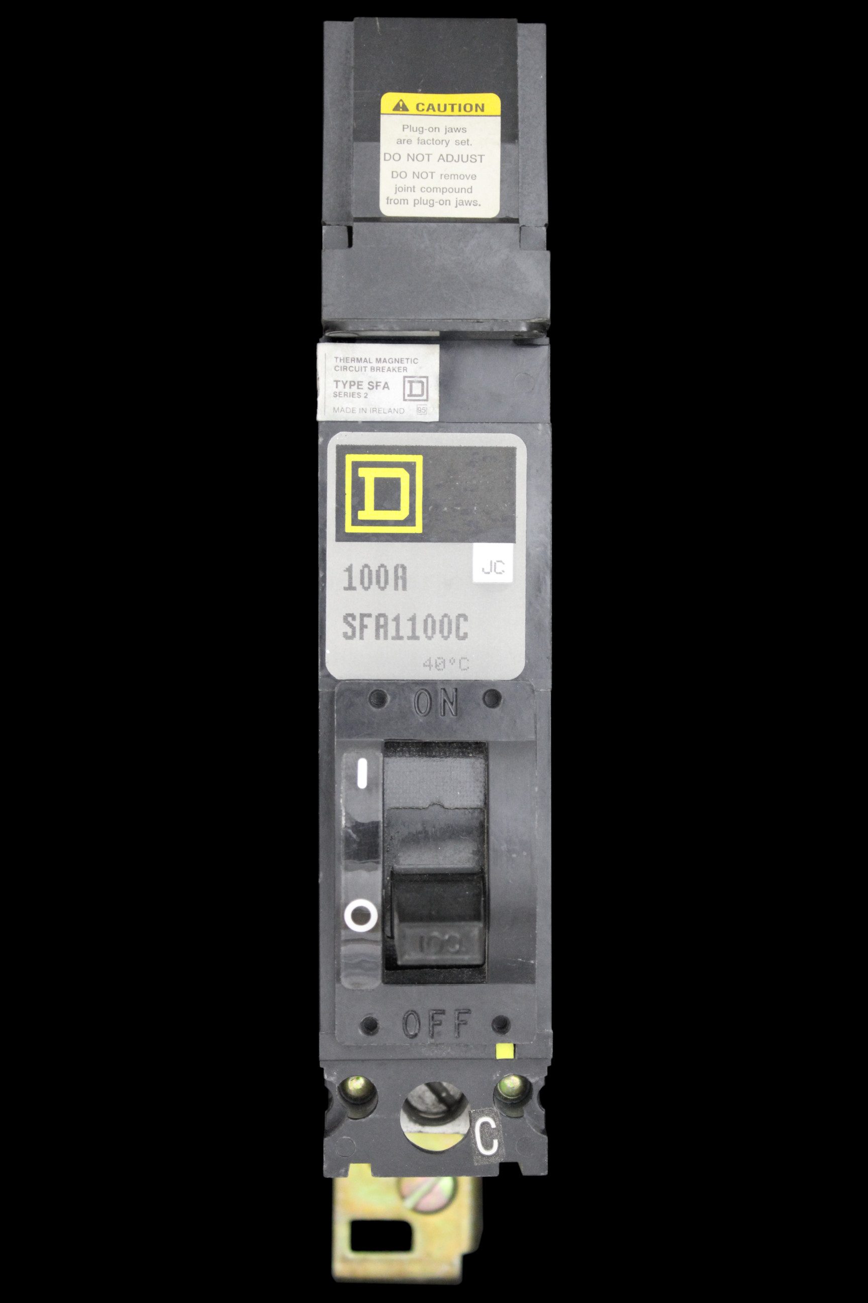 SQUARE D 100 MCCB 25kA SFA1100C SERIES 2