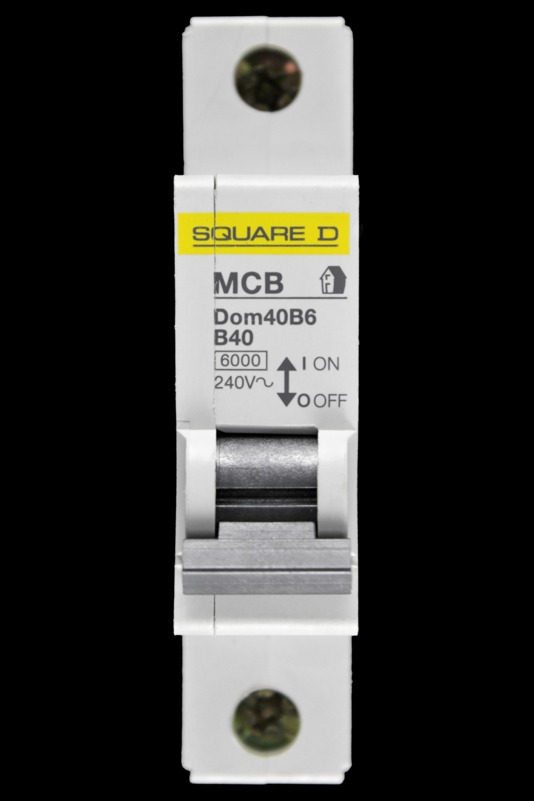 SQUARE D 40 AMP CURVE B 6kA MCB CIRCUIT BREAKER DOM40B6 DOMAE