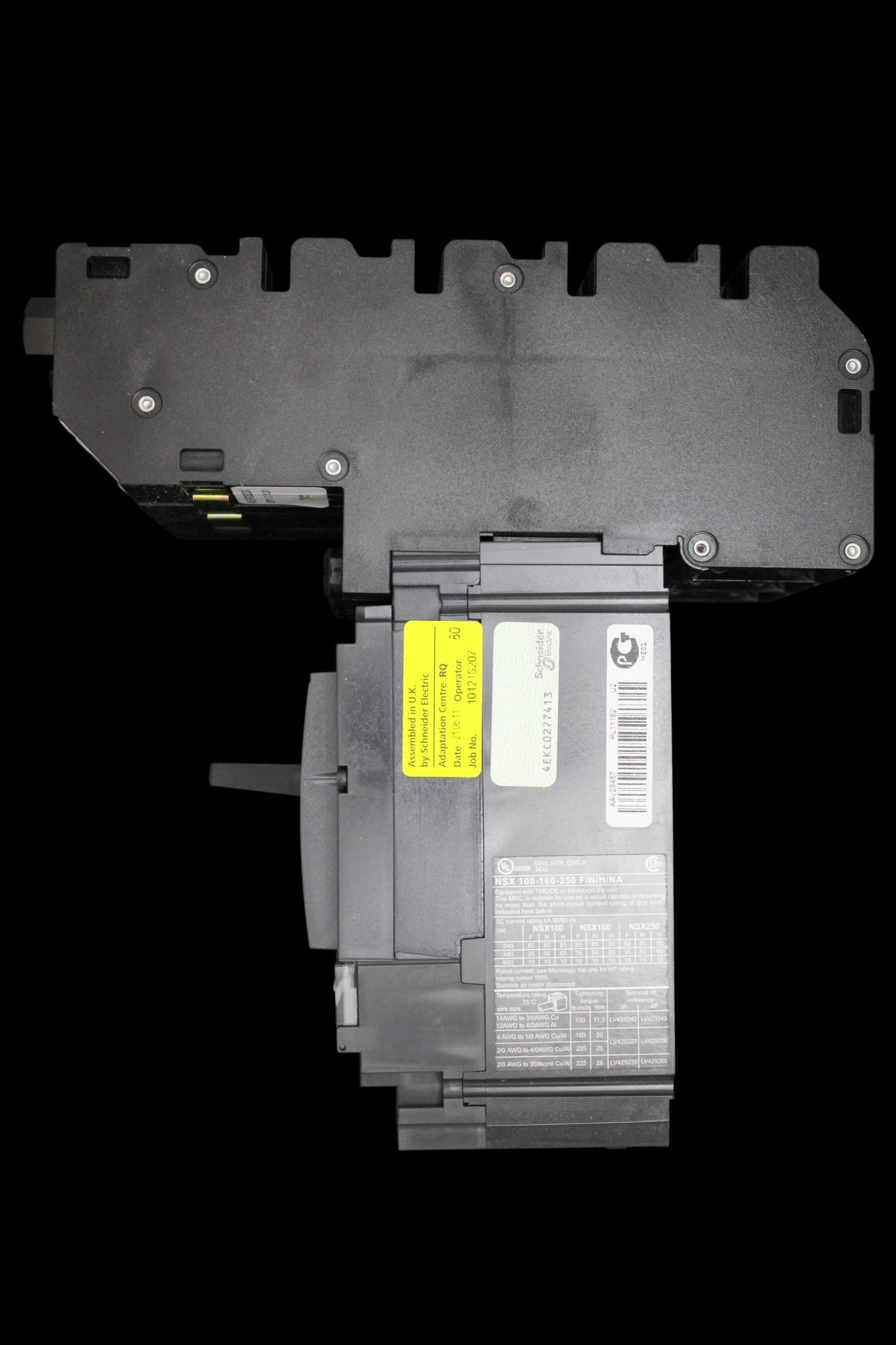 SCHNEIDER 32 AMP 36kA TRIPLE POLE MCCB MGP0323X NSX100F