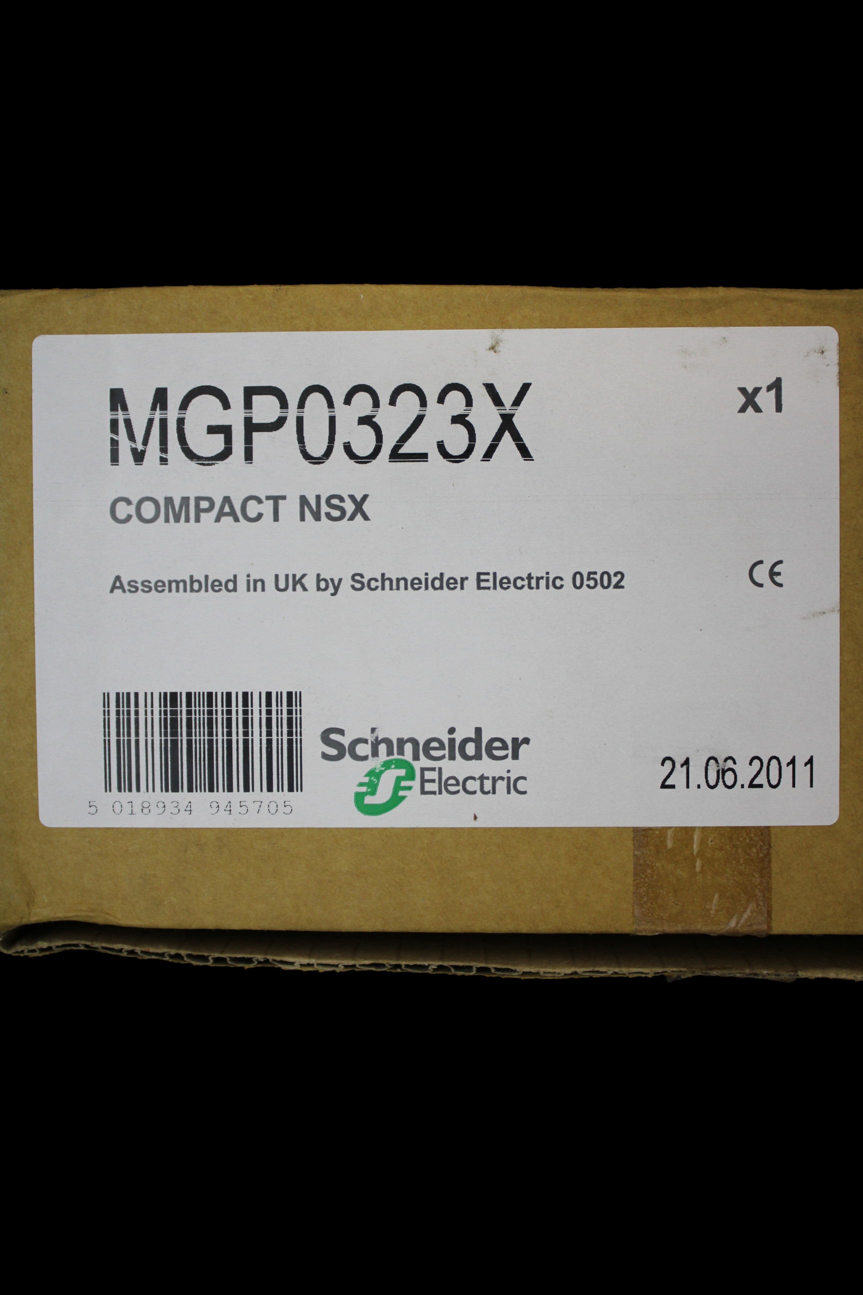 SCHNEIDER 32 AMP 36kA TRIPLE POLE MCCB MGP0323X NSX100F