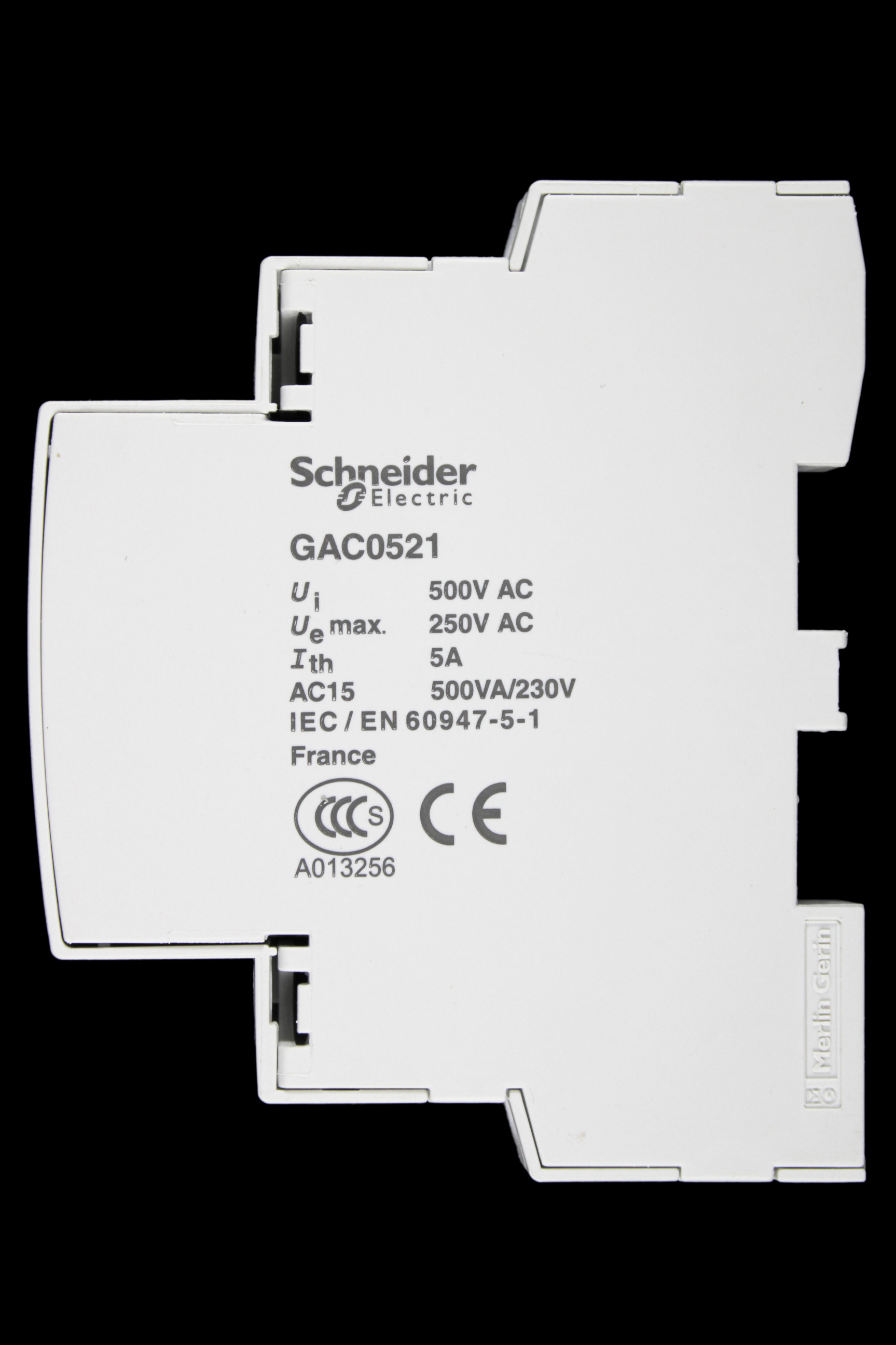 SCHNEIDER 1 NO 1 NC AUXILIARY CONTACT BLOCK GAC0521