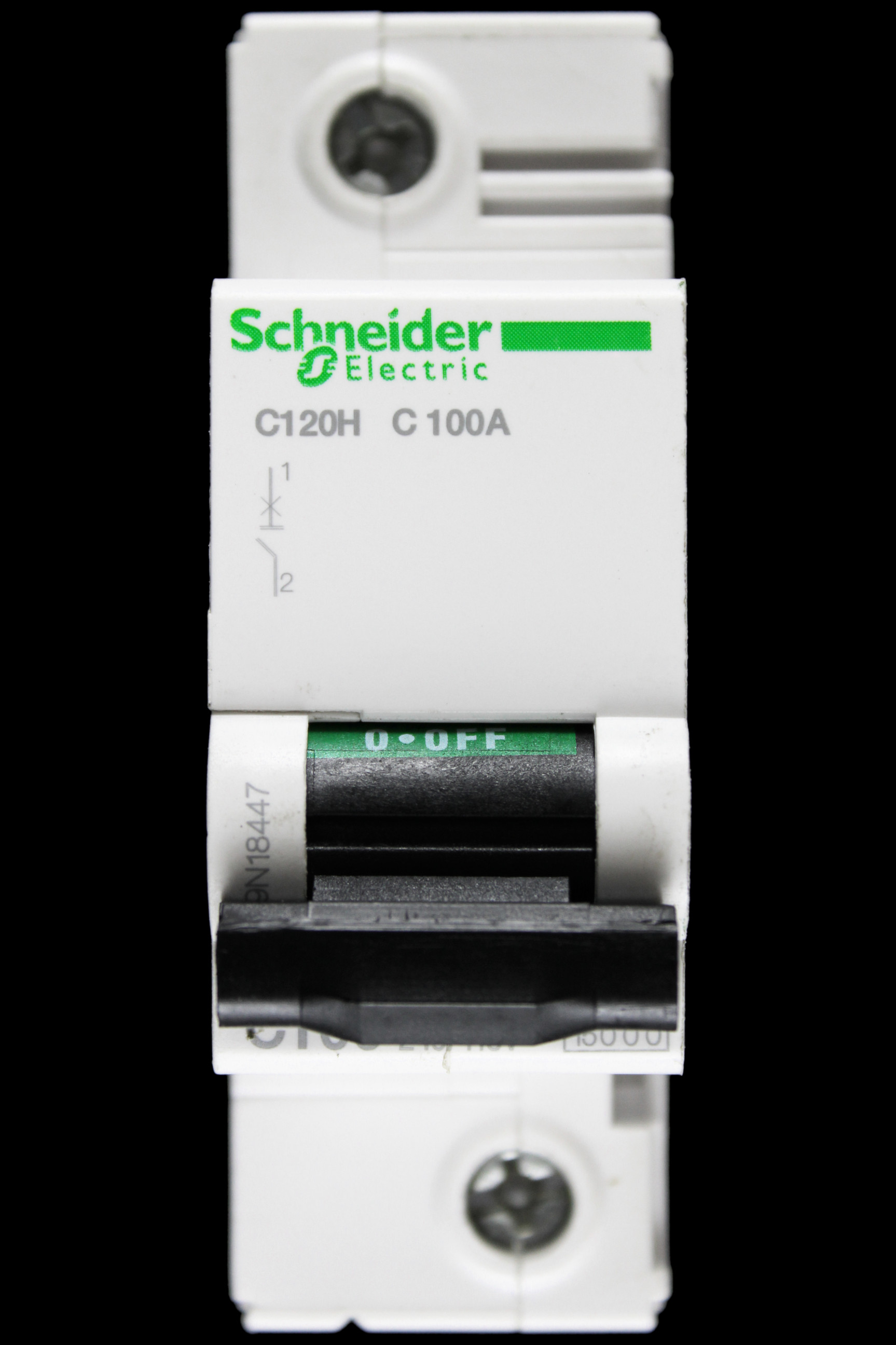 SCHNEIDER 100 AMP CURVE C 15kA MCB CIRCUIT BREAKER A9N18447 C120H