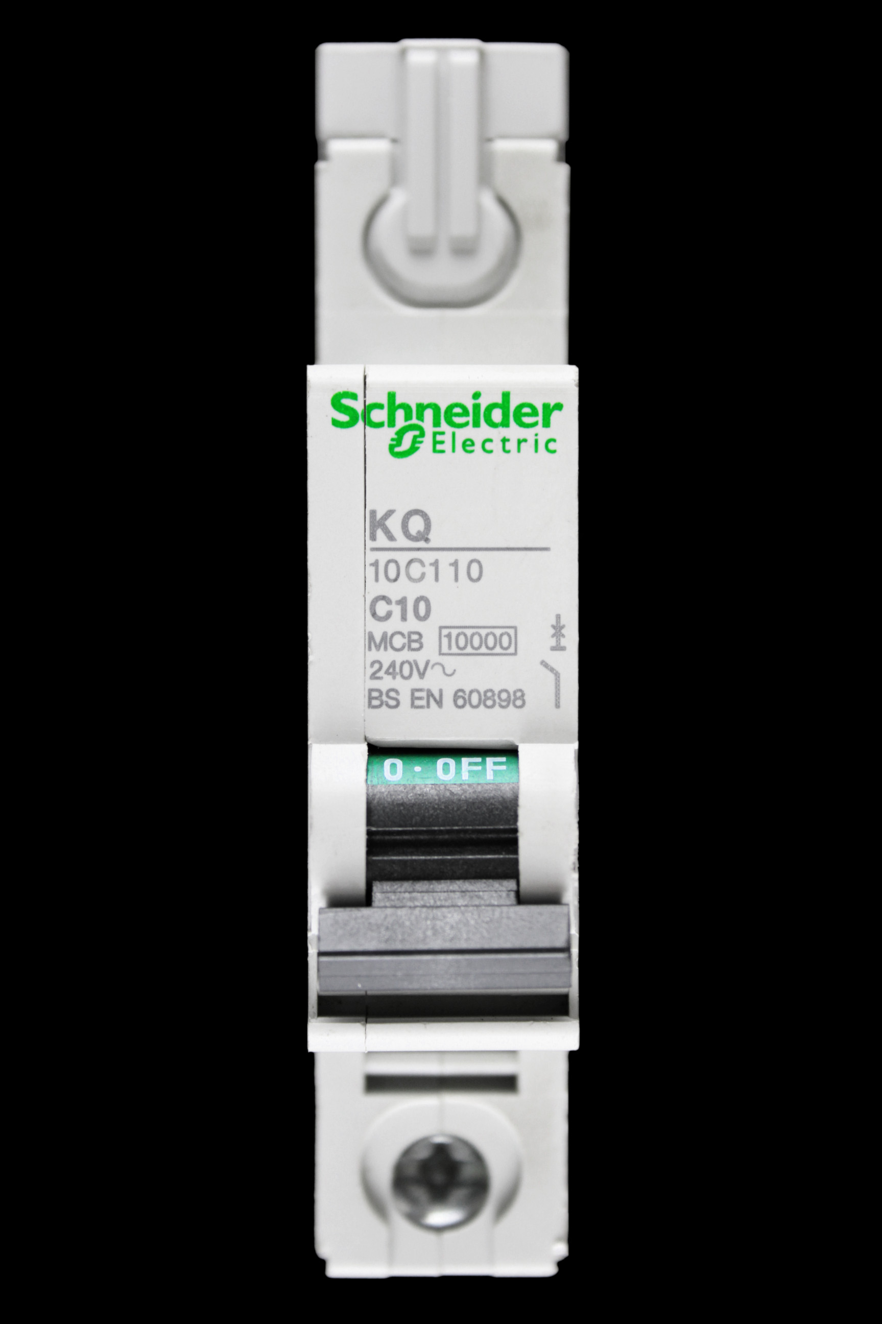SCHNEIDER C 10 MCB 10kA CIRCUIT BREAKER KQ 10C110