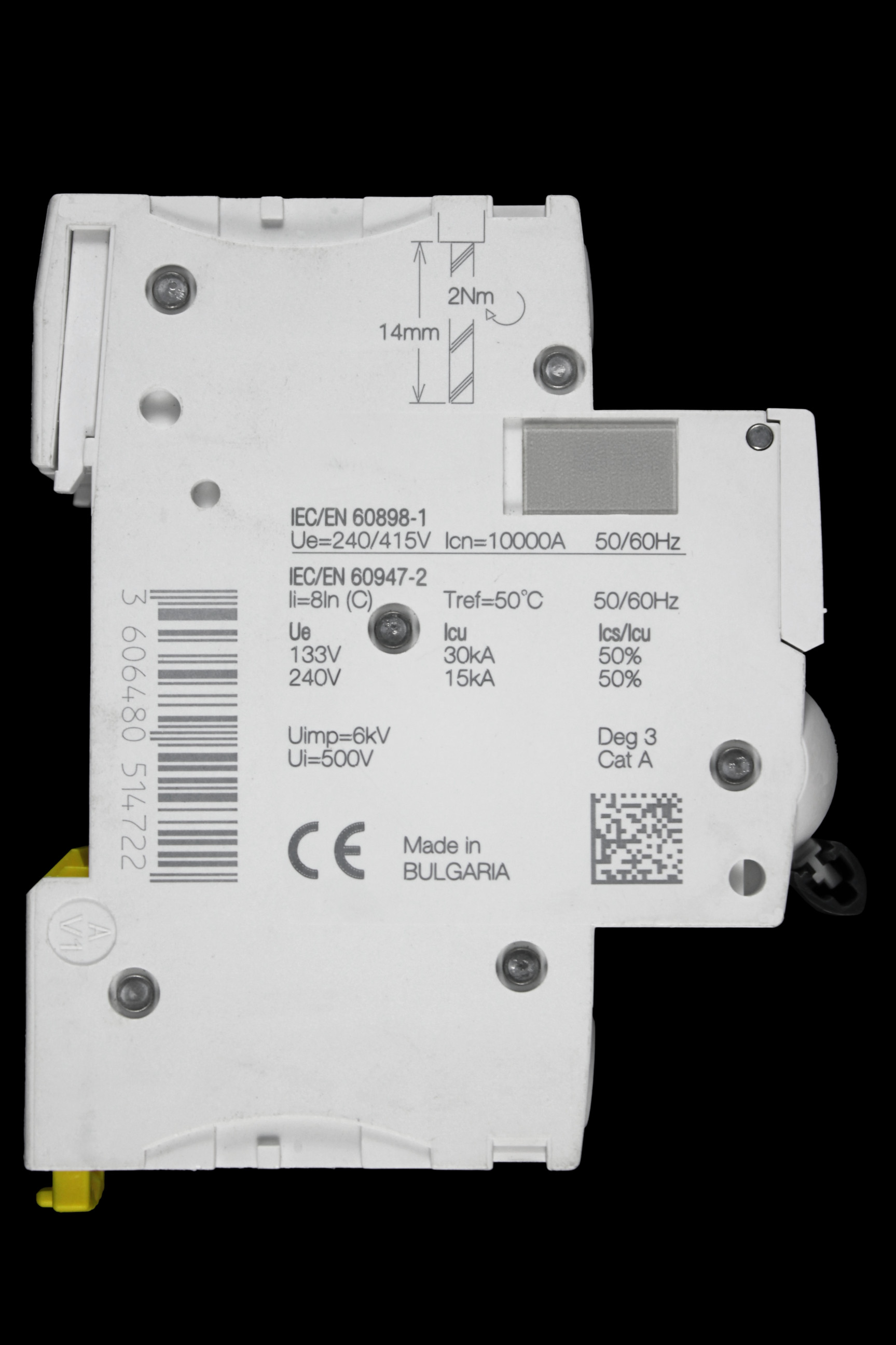 SCHNEIDER C 10 MCB 10kA CIRCUIT BREAKER A9F54110 IC60H