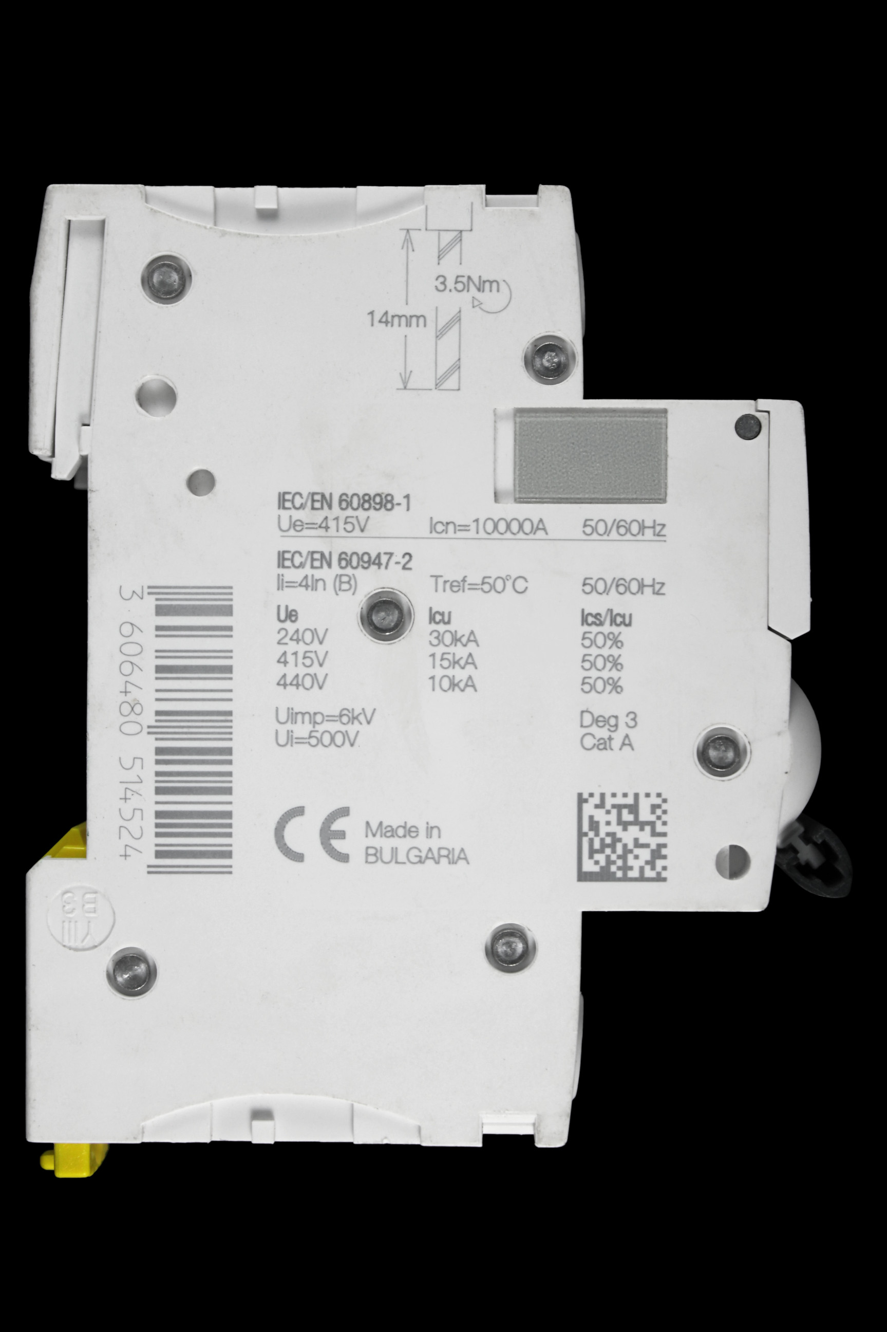 SCHNEIDER 32 AMP CURVE B 10kA TRIPLE POLE MCB CIRCUIT BREAKER A9F53332 IC60H