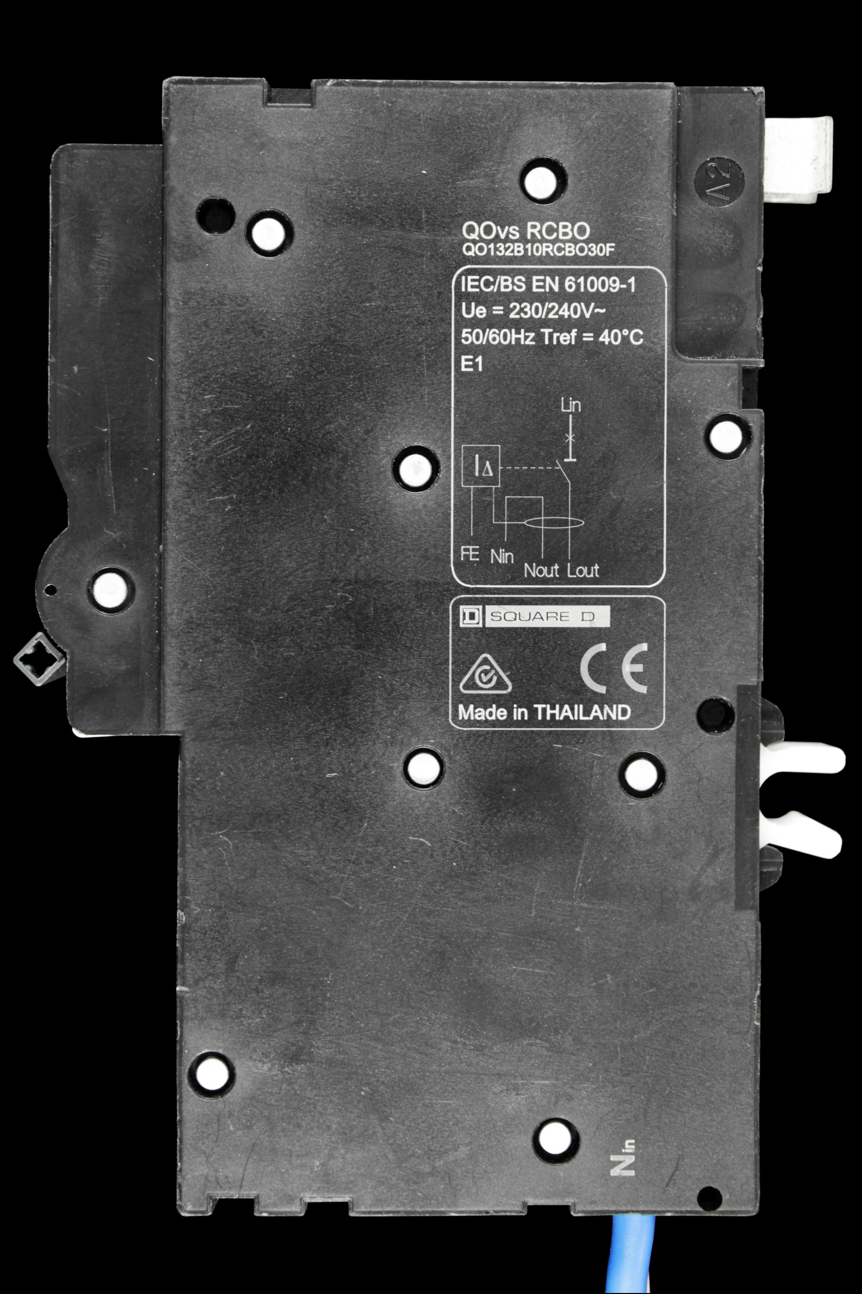 SCHNEIDER 32 AMP CURVE B 10kA 30mA RCBO TYPE AC QO132B10RCBO30F QOVS