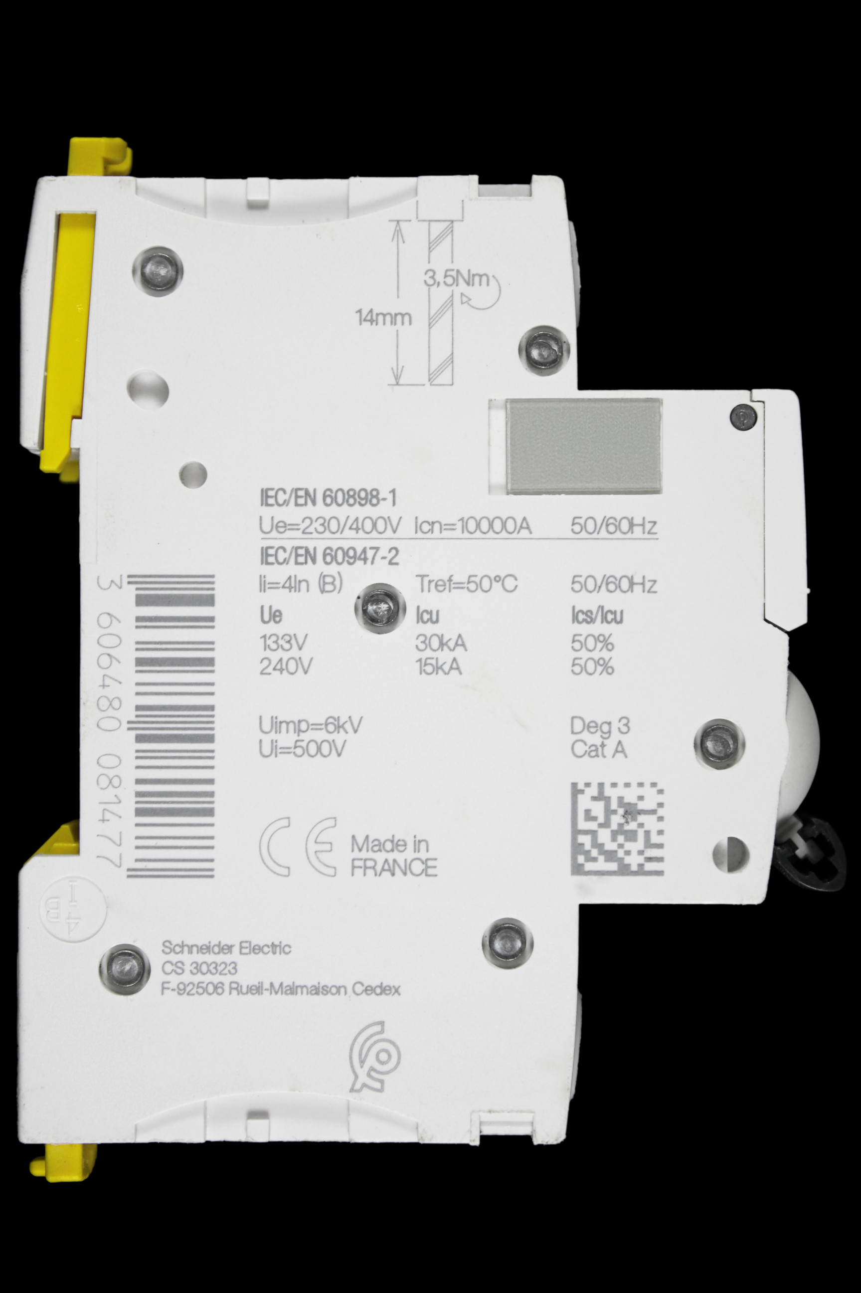 SCHNEIDER 32 AMP CURVE B 10kA MCB CIRCUIT BREAKER A9F83132 IC60H