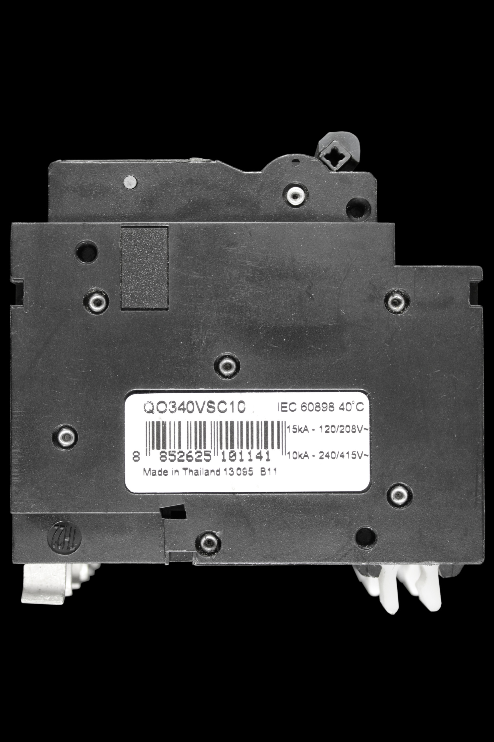 SCHNEIDER 40 AMP CURVE C 10kA TRIPLE POLE MCB CIRCUIT BREAKER QOvs QO340VSC10
