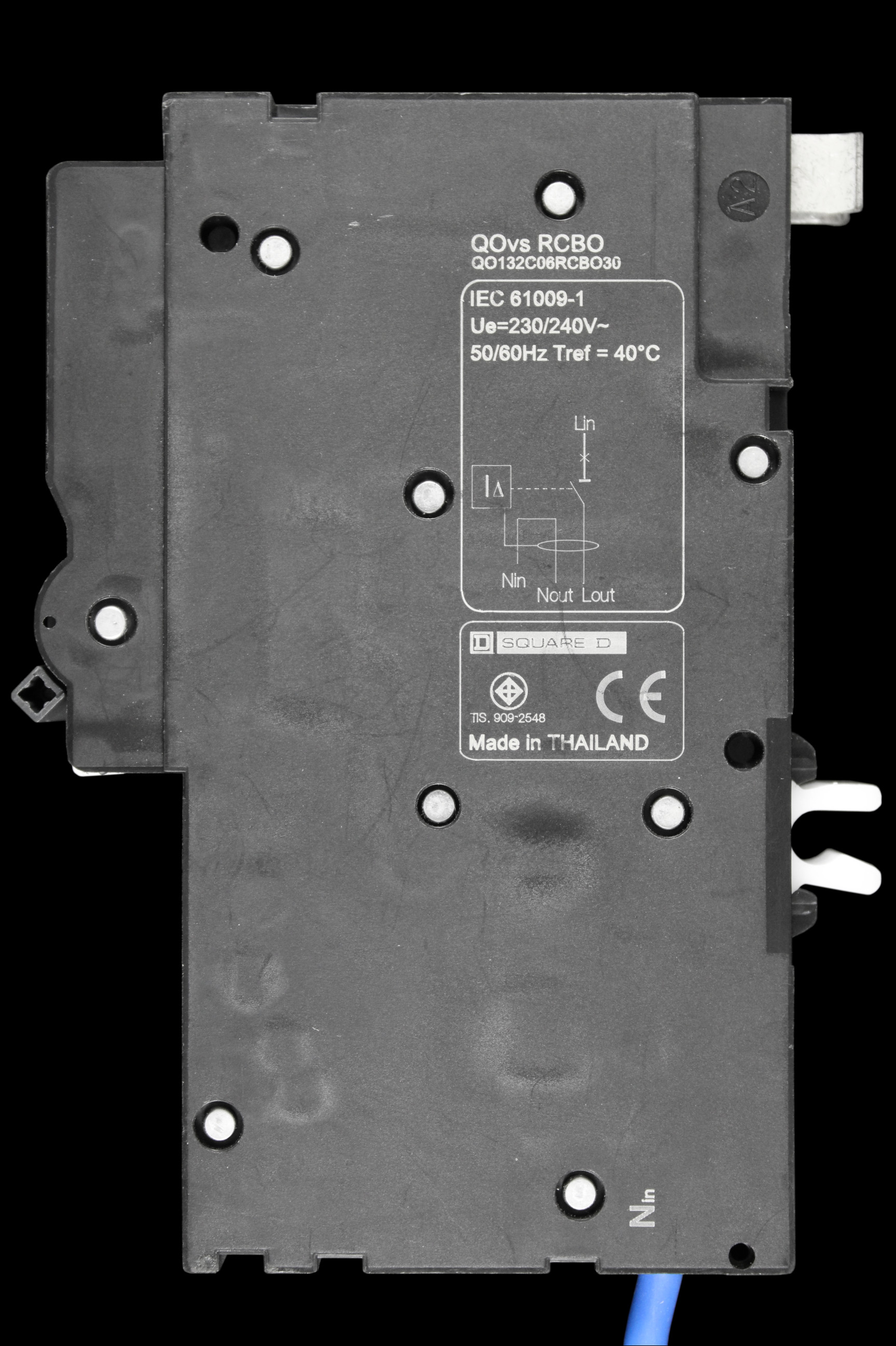 SCHNEIDER 32 AMP CURVE C 6kA 30mA RCBO TYPE AC QOVS QO132C06RCBO30