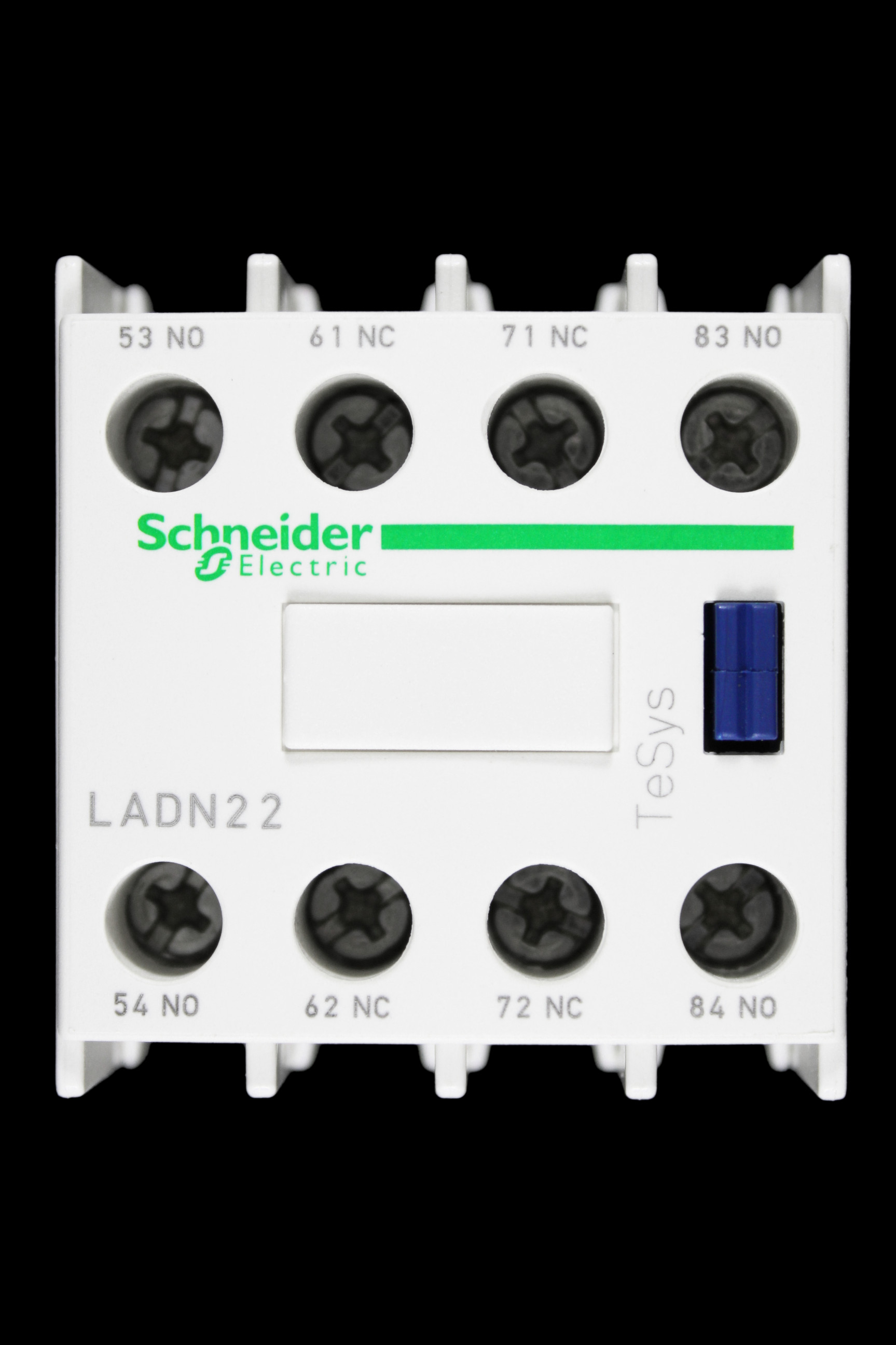 SCHNEIDER 2 NO 2 NC AUXILIARY CONTACT BLOCK LADN22