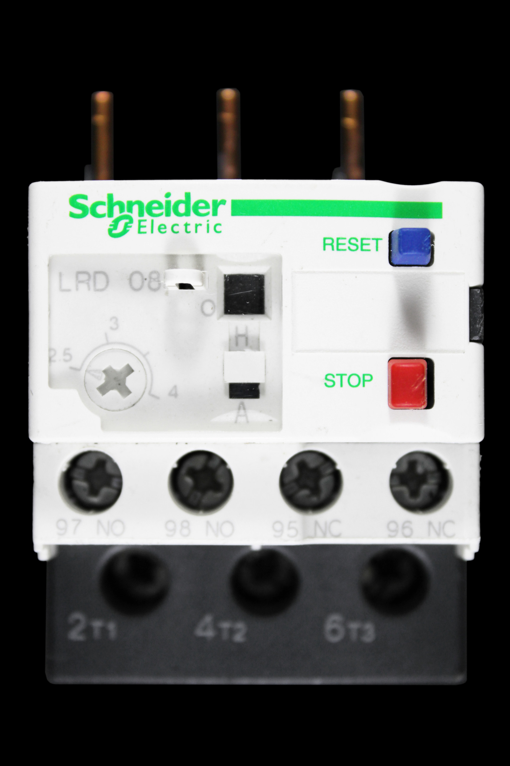 SCHNEIDER 2.5 – 4 AMP OVERLOAD RELAY LRD08