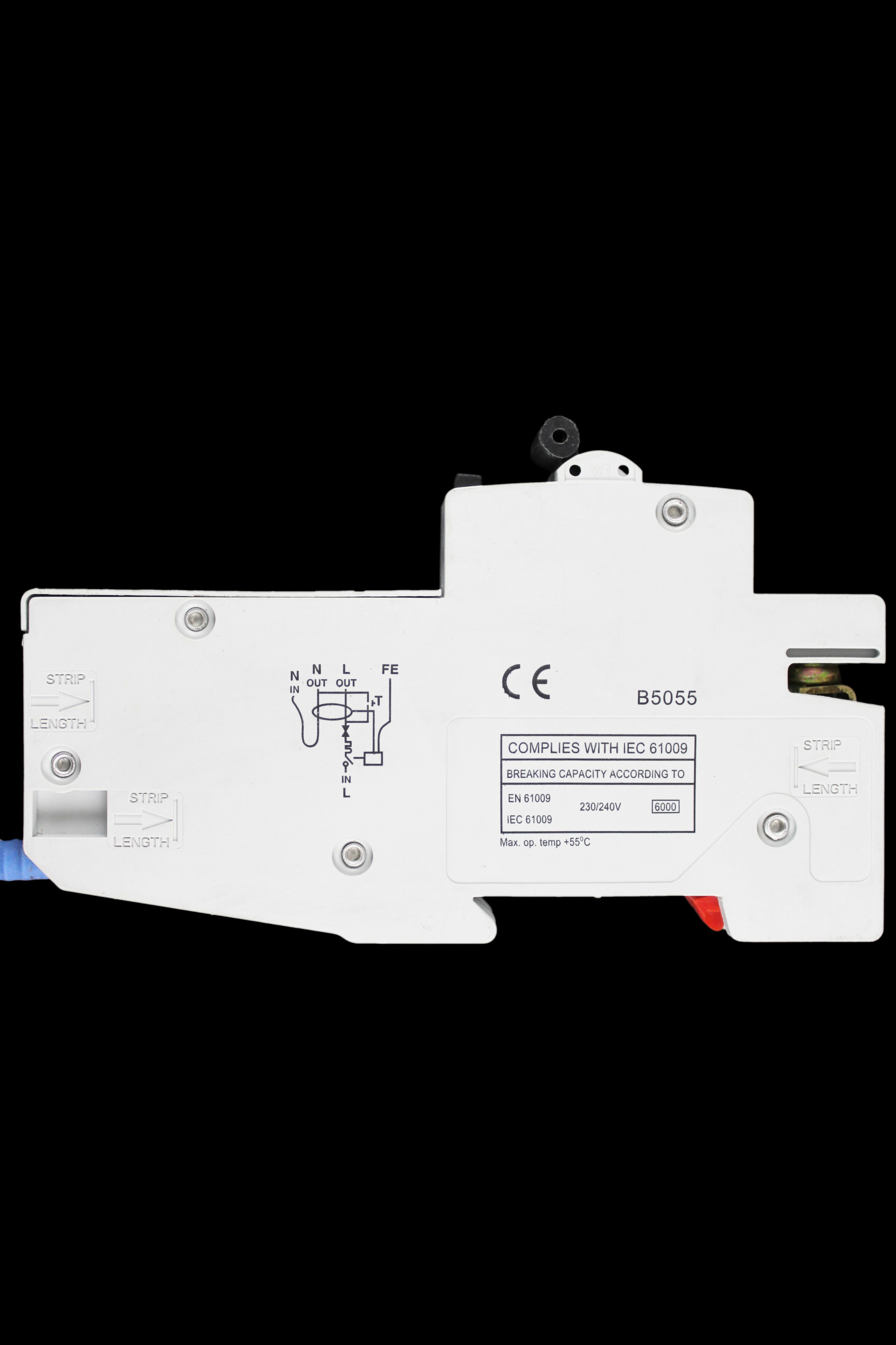 SECTOR 20 AMP CURVE C 6kA 30mA RCBO TYPE A SVRCBO20/C BLUE