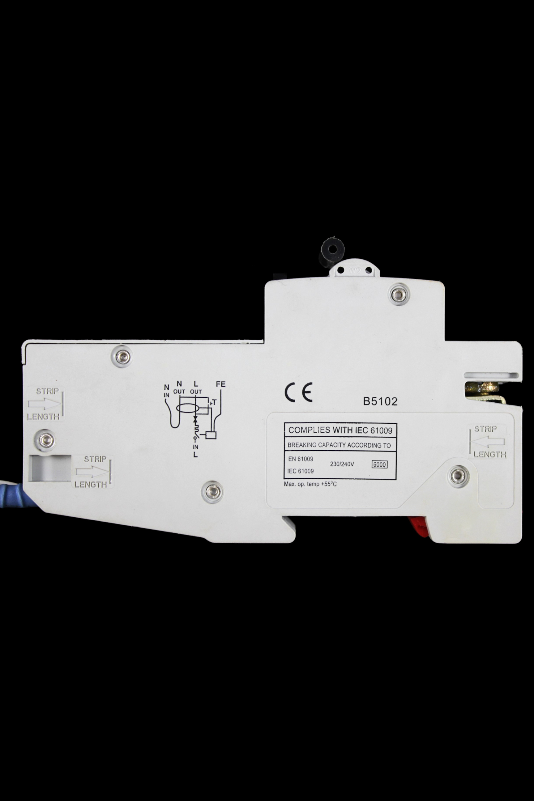 SECTOR 32 AMP CURVE B 6kA 30mA RCBO TYPE A SVRCBO32/B BLUE
