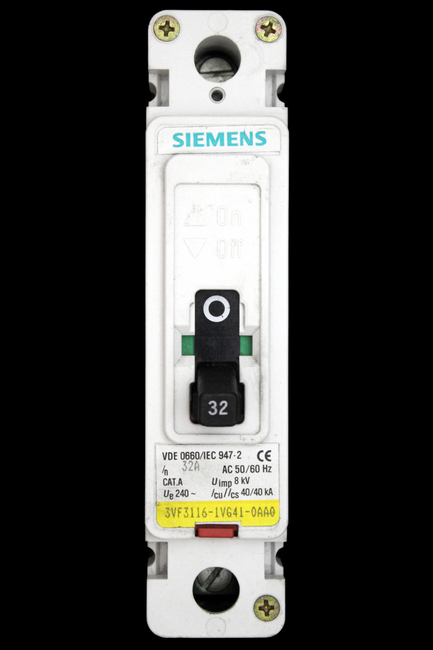 SIEMENS 32 MCCB 40kA 3VF3116-1VG41-0AA0
