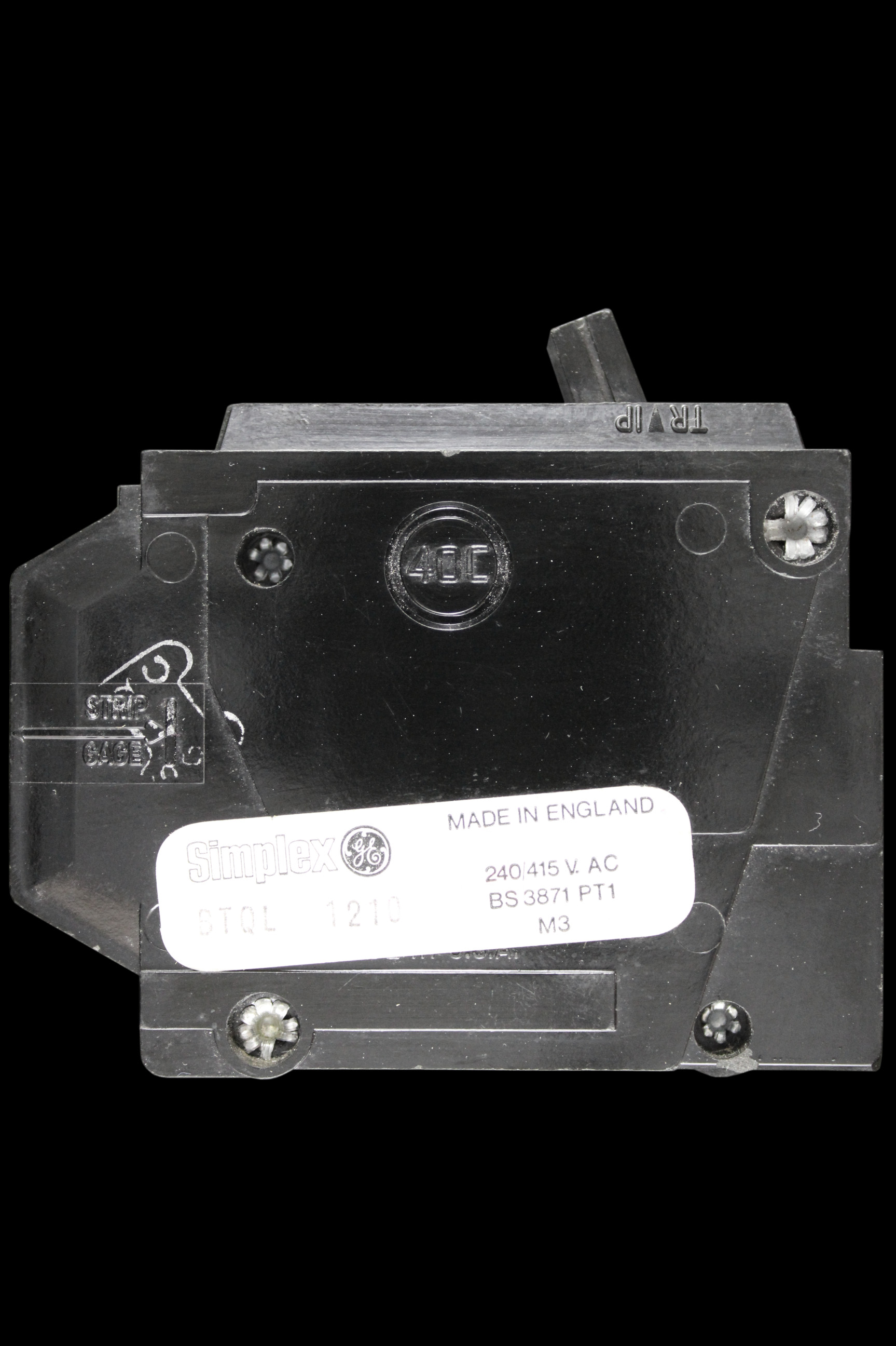SIMPLEX 10 MCB M3 CIRCUIT BREAKER BTQL1210