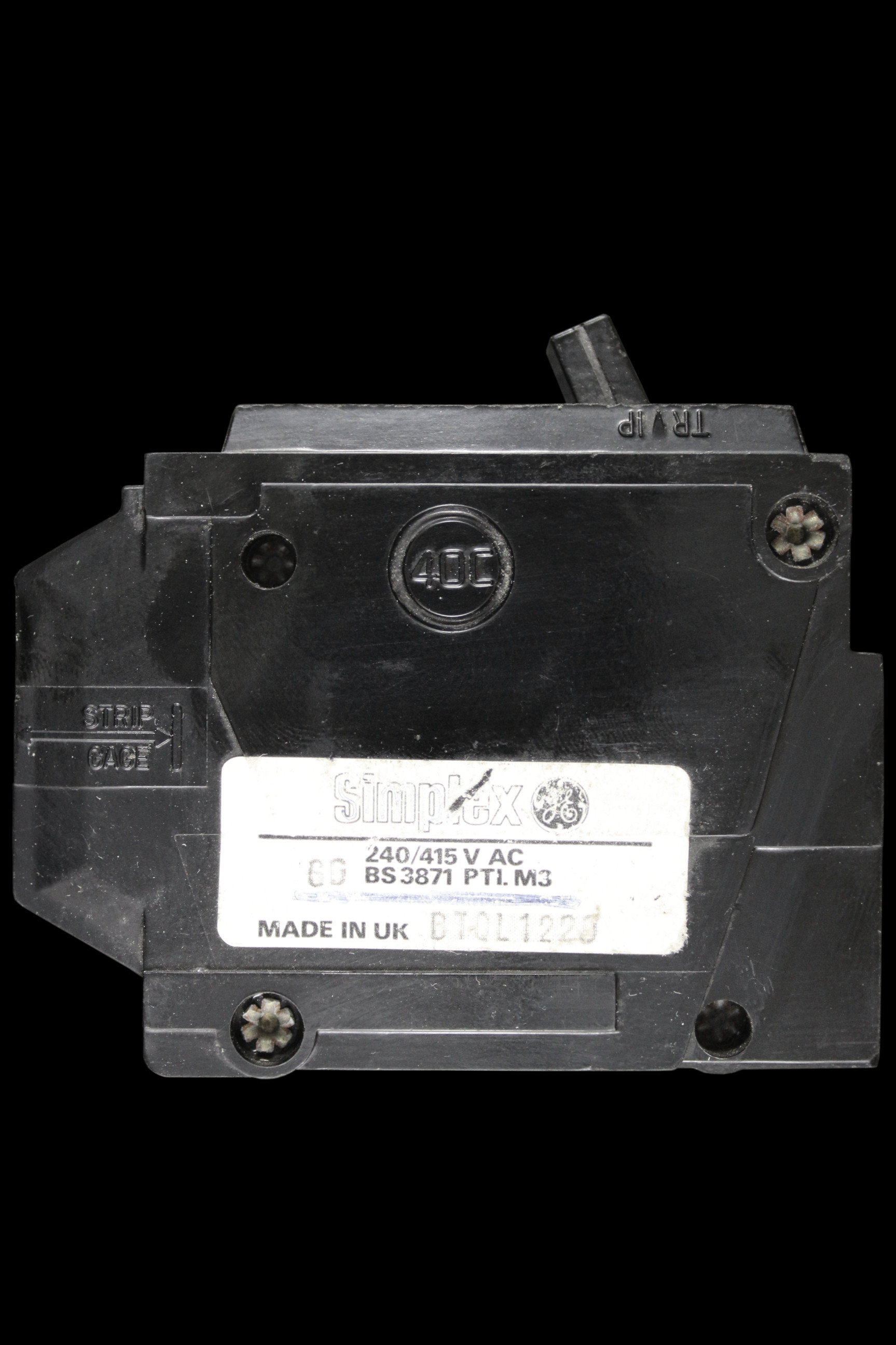 SIMPLEX 20 MCB M3 CIRCUIT BREAKER BTQL1220