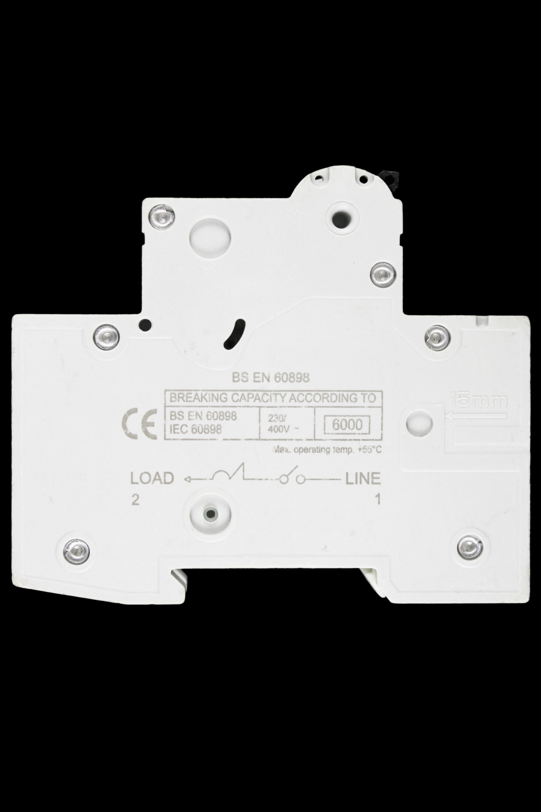 STEEPLE 40 AMP CURVE B 6kA MCB CIRCUIT BREAKER D2SB40B