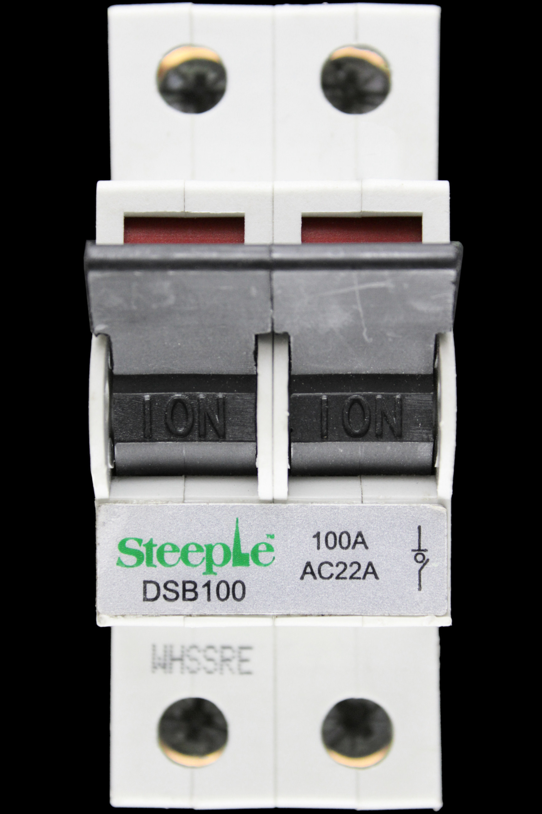 STEEPLE 100 AMP DOUBLE POLE MAIN SWITCH DISCONNECTOR DSB100
