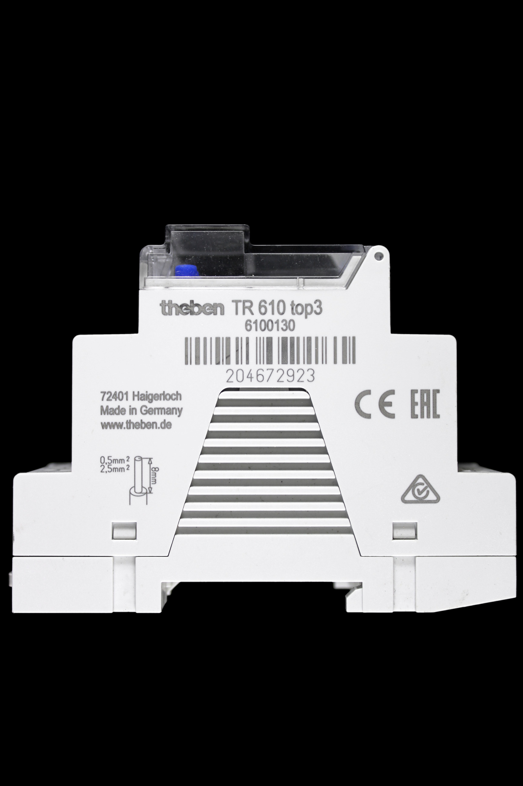 THEBEN DIGITAL TIMER DIN RAIL MOUNTING TOP3 6100130 TR610