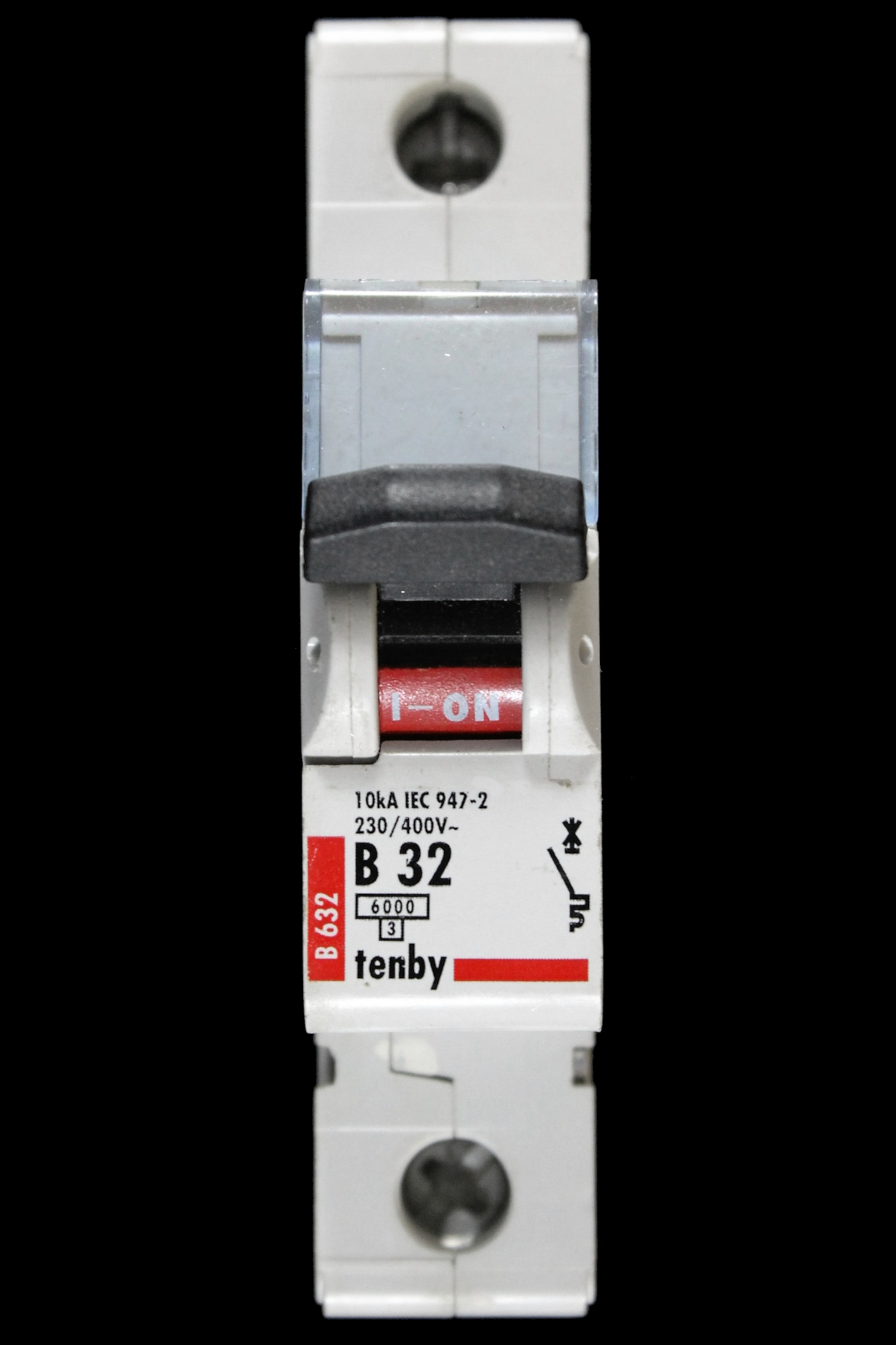 TENBY 32 AMP CURVE B 6kA MCB CIRCUIT BREAKER B632