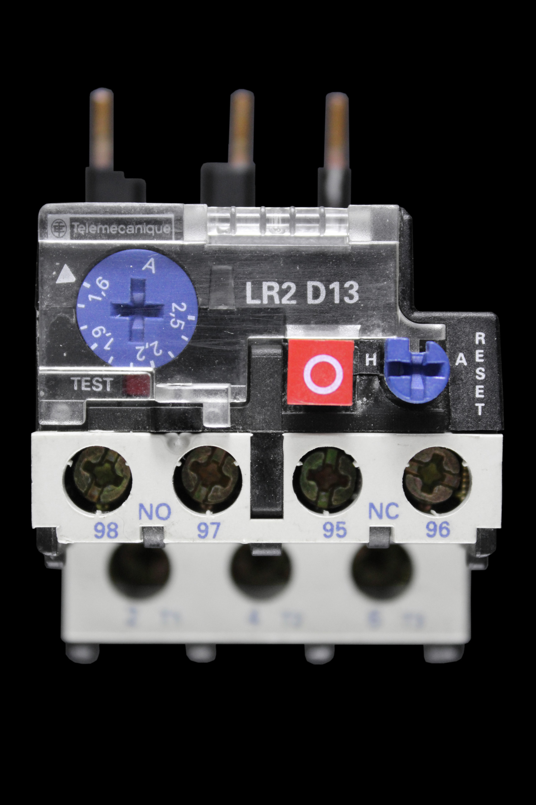TELEMECANIQUE 1.6 – 2.5 AMP OVERLOAD RELAY LR2D1307