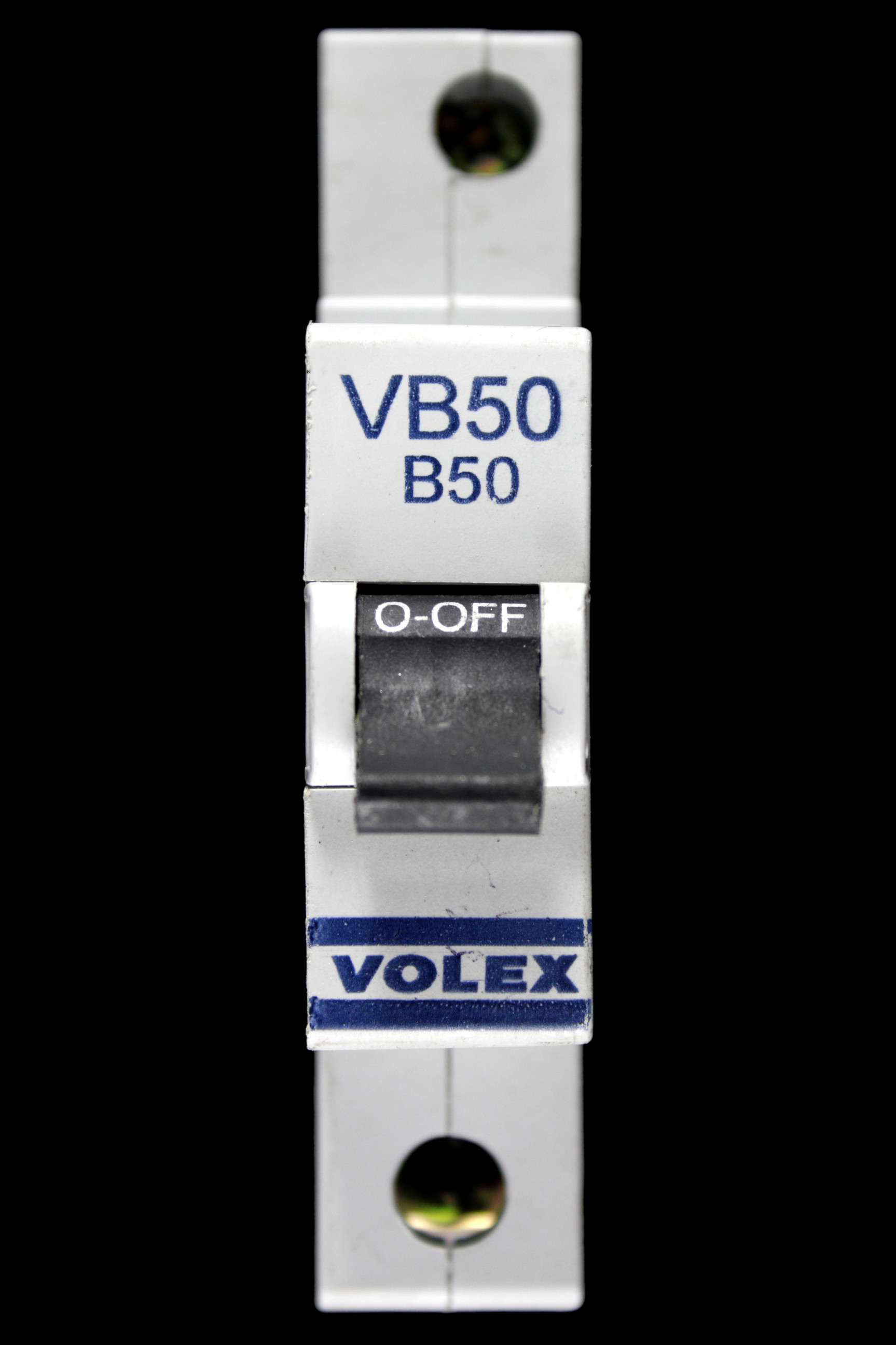 VOLEX 50 AMP CURVE B 6kA MCB CIRCUIT BREAKER VB50 RED CLIP