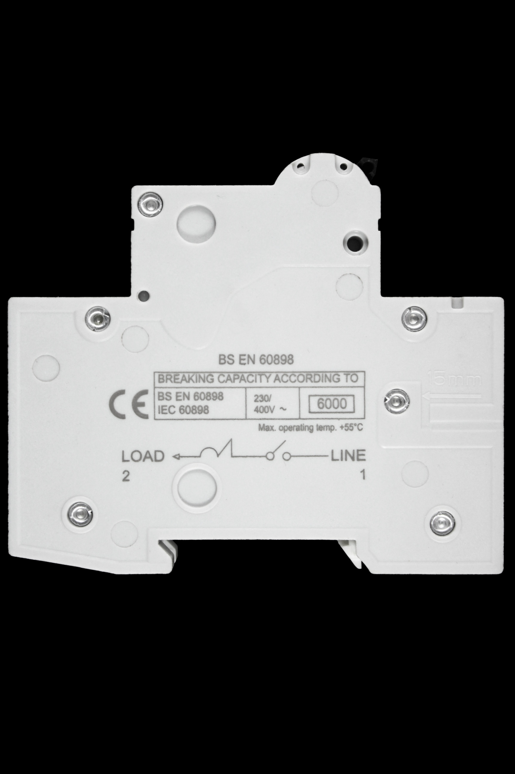 VOLEX 50 AMP CURVE B 6kA MCB CIRCUIT BREAKER VB50-B