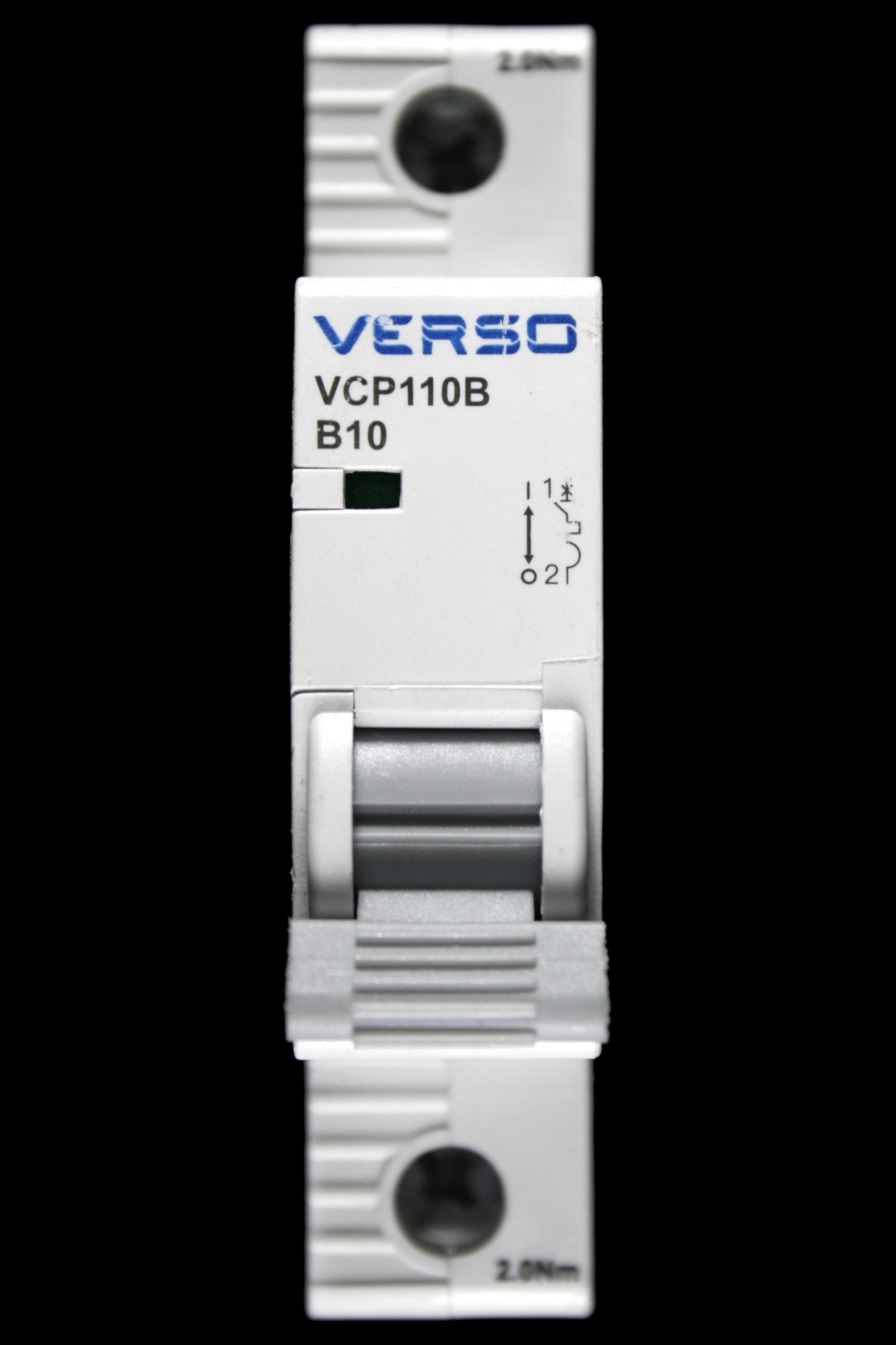 VERSO 10 AMP CURVE B 6kA MCB CIRCUIT BREAKER VCP110B