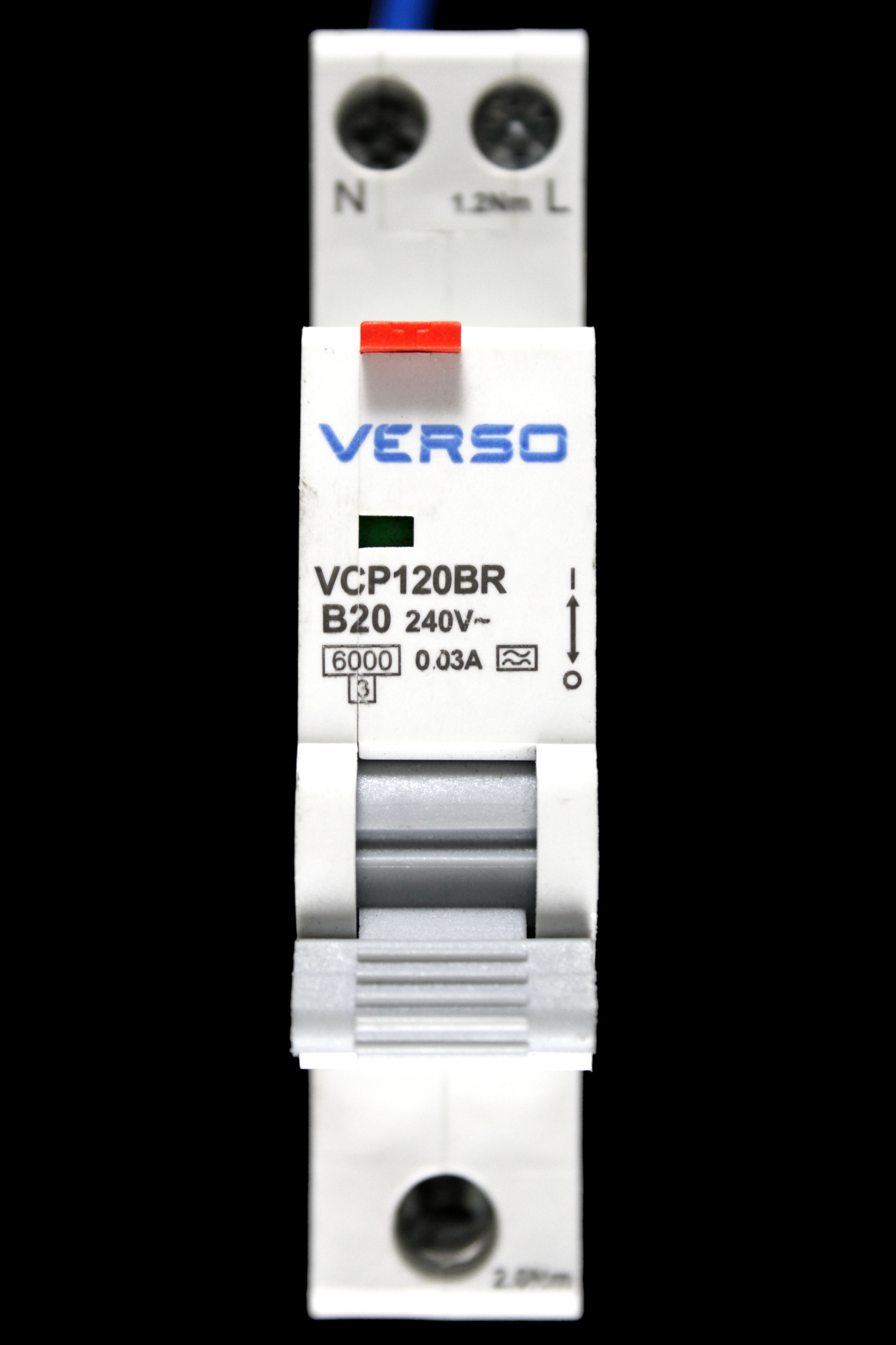 VERSO B 20 RCBO 6kA 30mA TYPE A VCP120BR