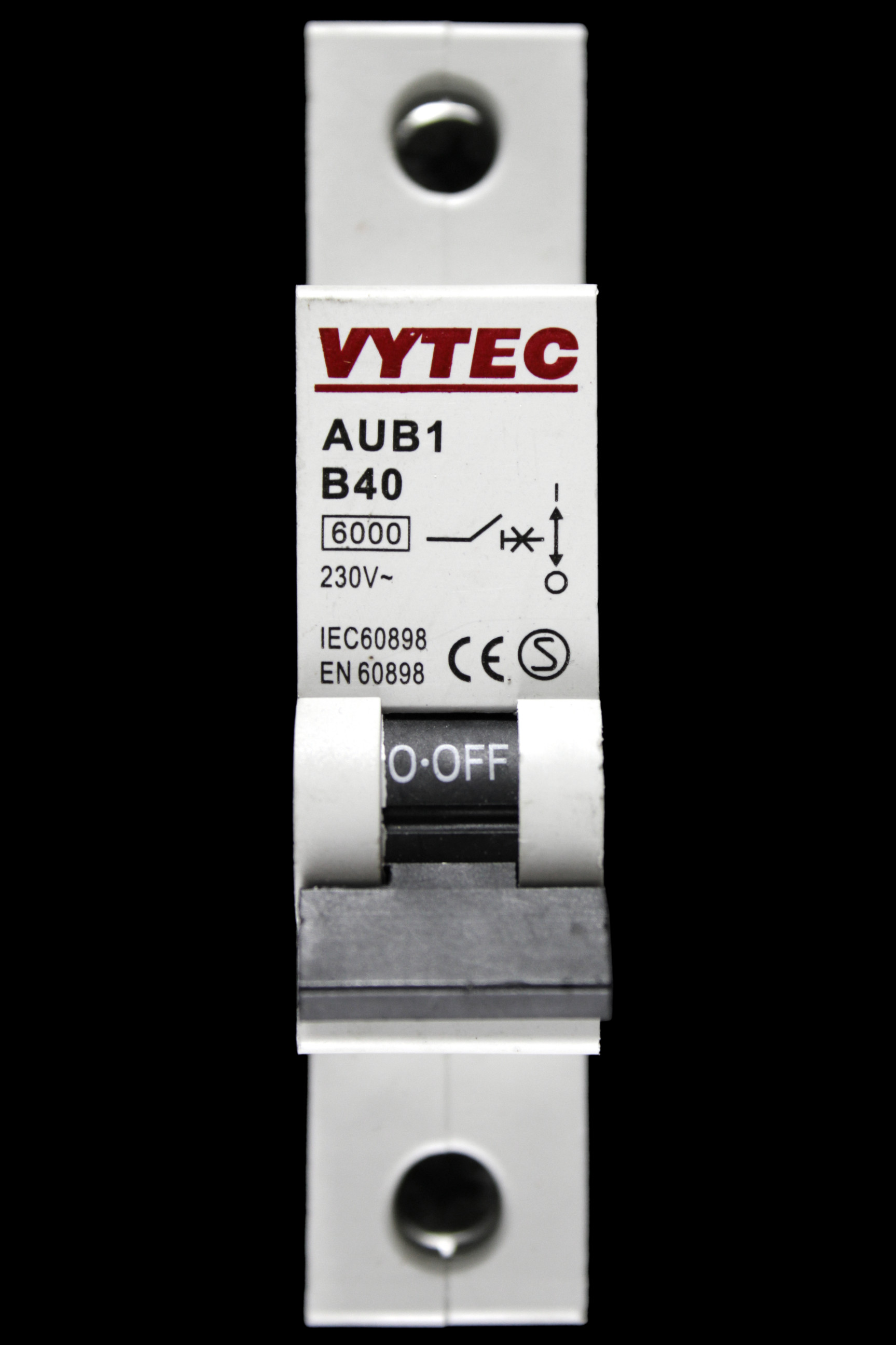 VYTEC 40 AMP CURVE B 6kA MCB CIRCUIT BREAKER AUB1