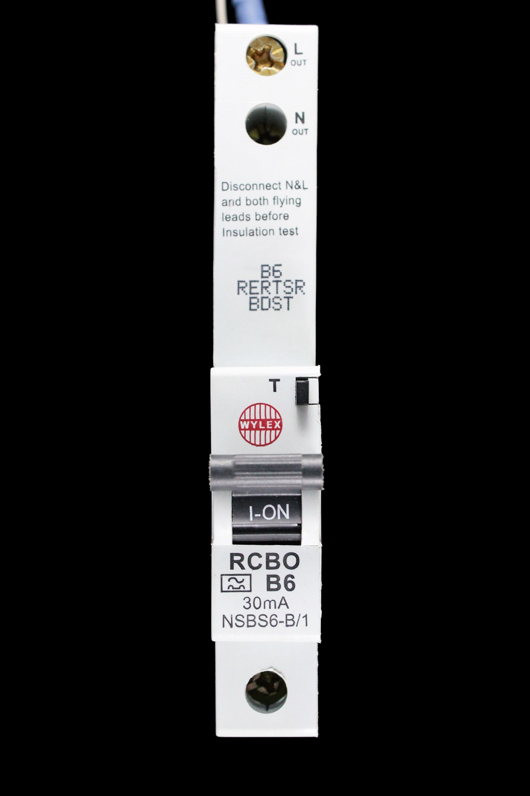 WYLEX 6 AMP CURVE B 6kA 30mA RCBO TYPE A NSBS6-B/1