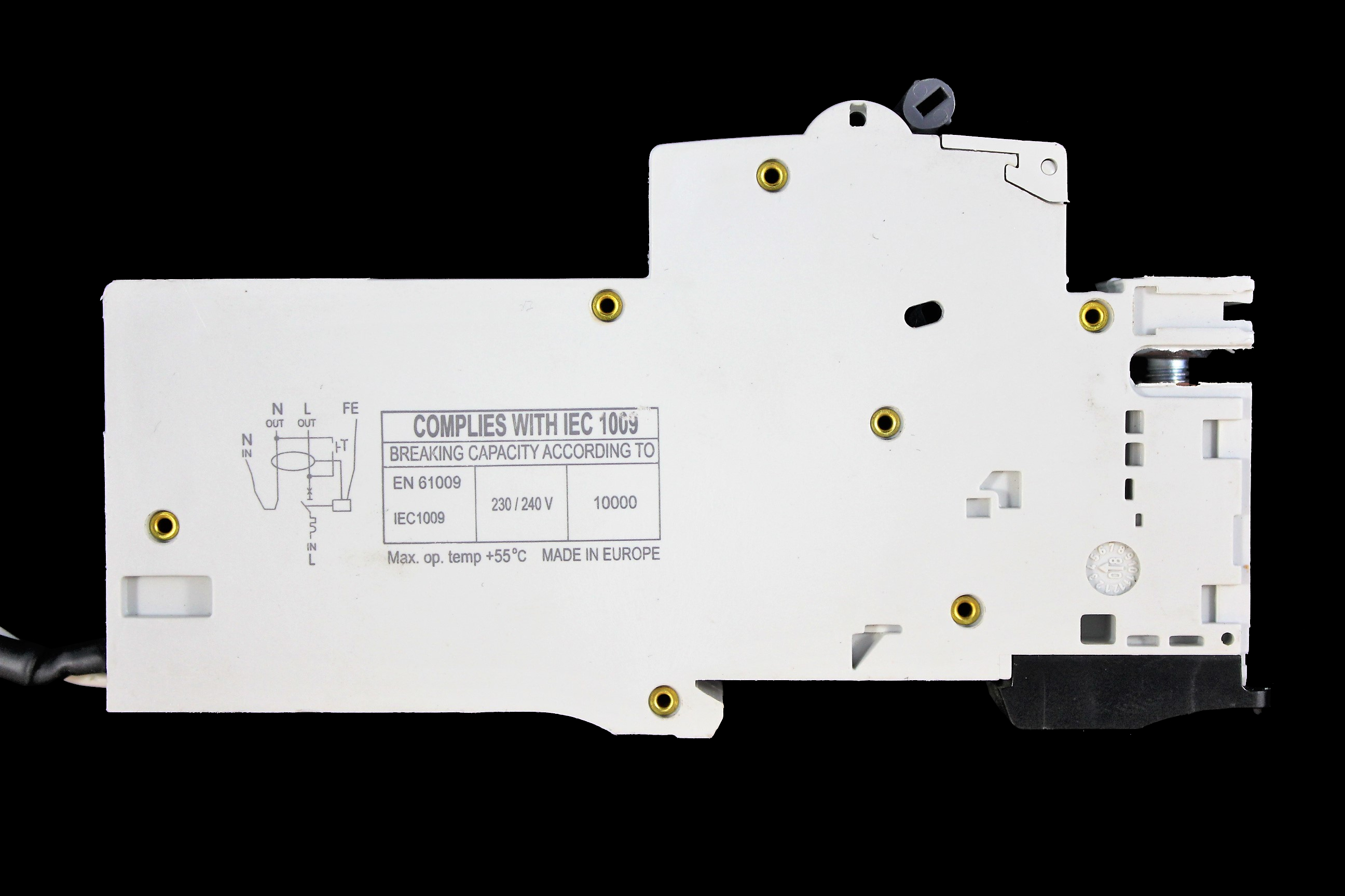 WYLEX 20 AMP CURVE C 10kA 30mA RCBO TYPE A NSBS20/1