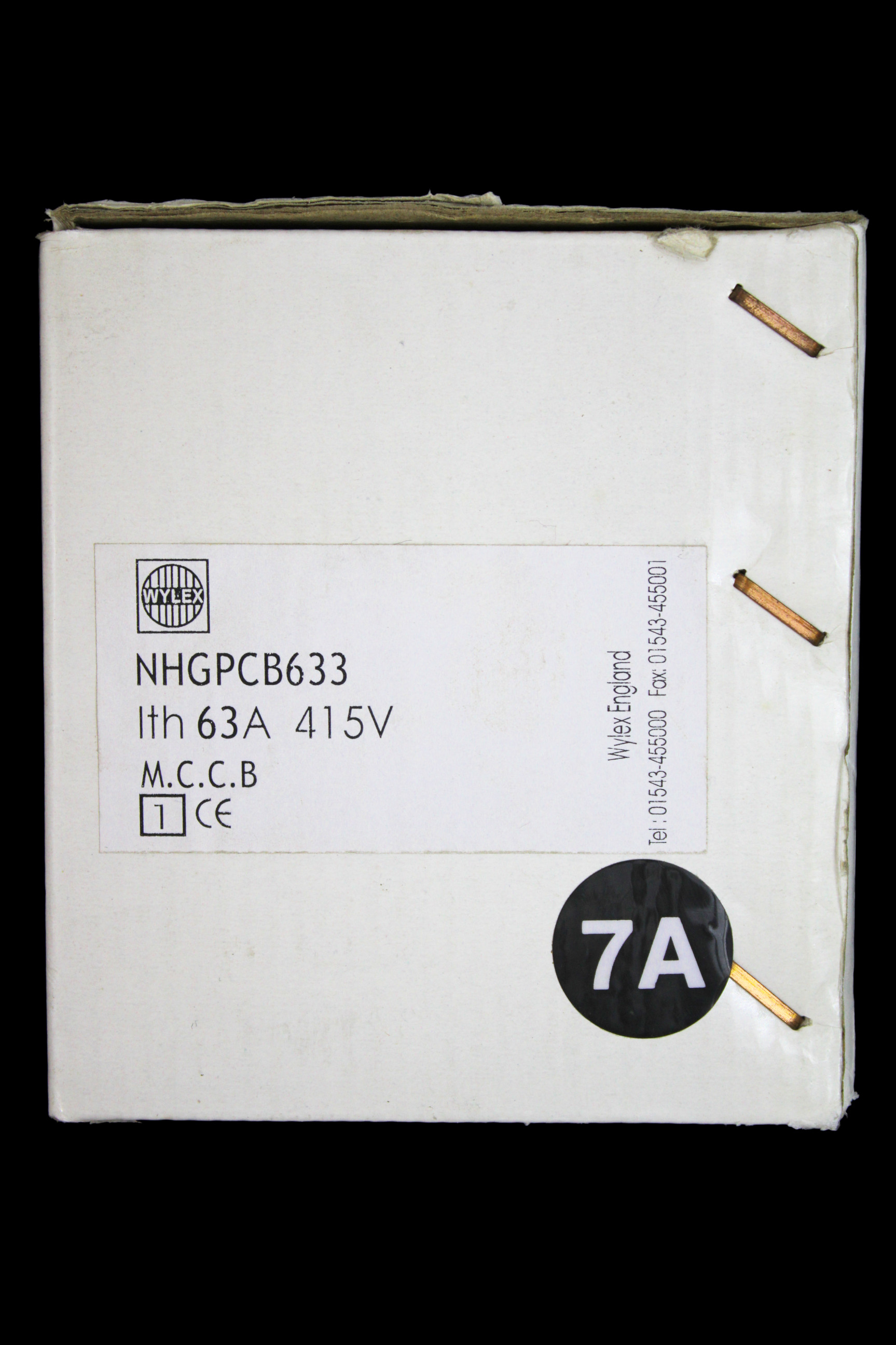 WYLEX 63 AMP 25kA TRIPLE POLE MCCB NHGPCB633
