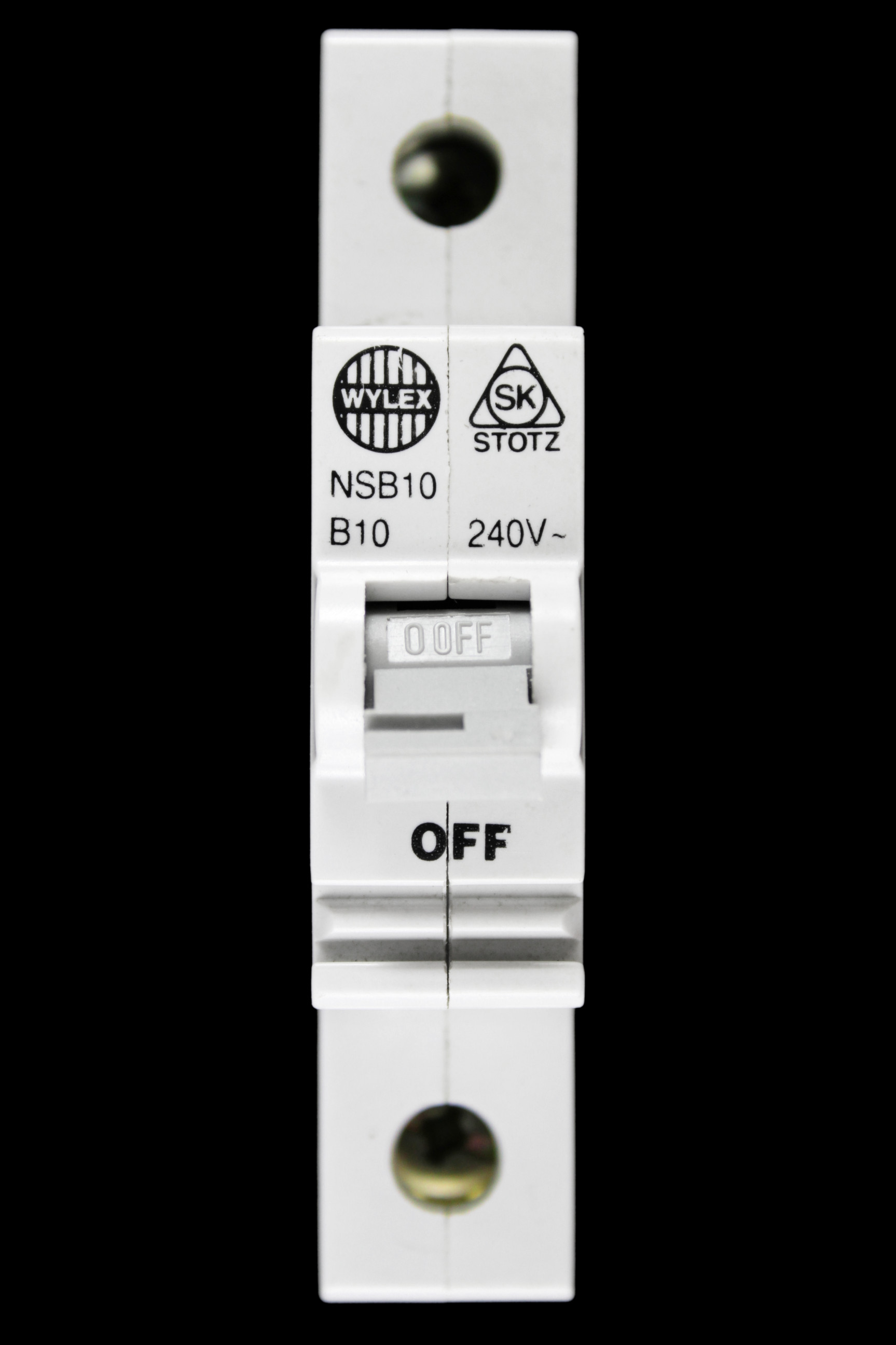 WYLEX 10 AMP CURVE B 6kA MCB CIRCUIT BREAKER NSB10 STOTZ