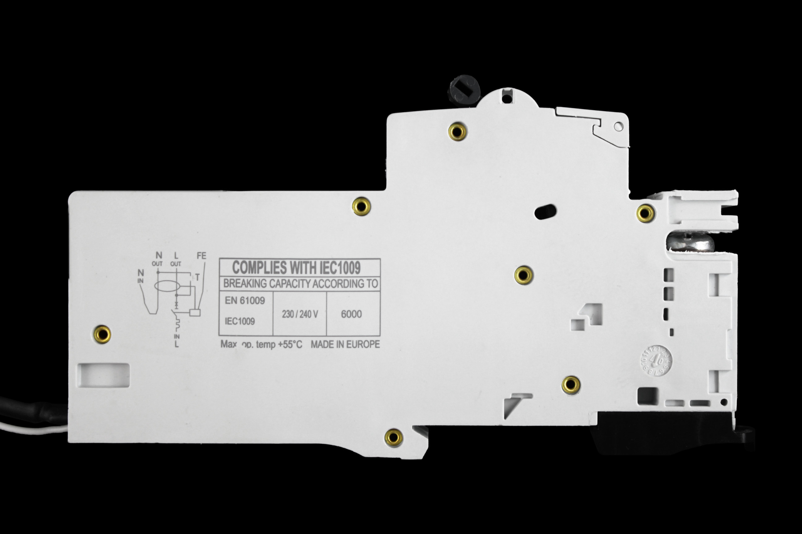 WYLEX C 40 RCBO 6kA 30mA TYPE A NSBS40/1 BC