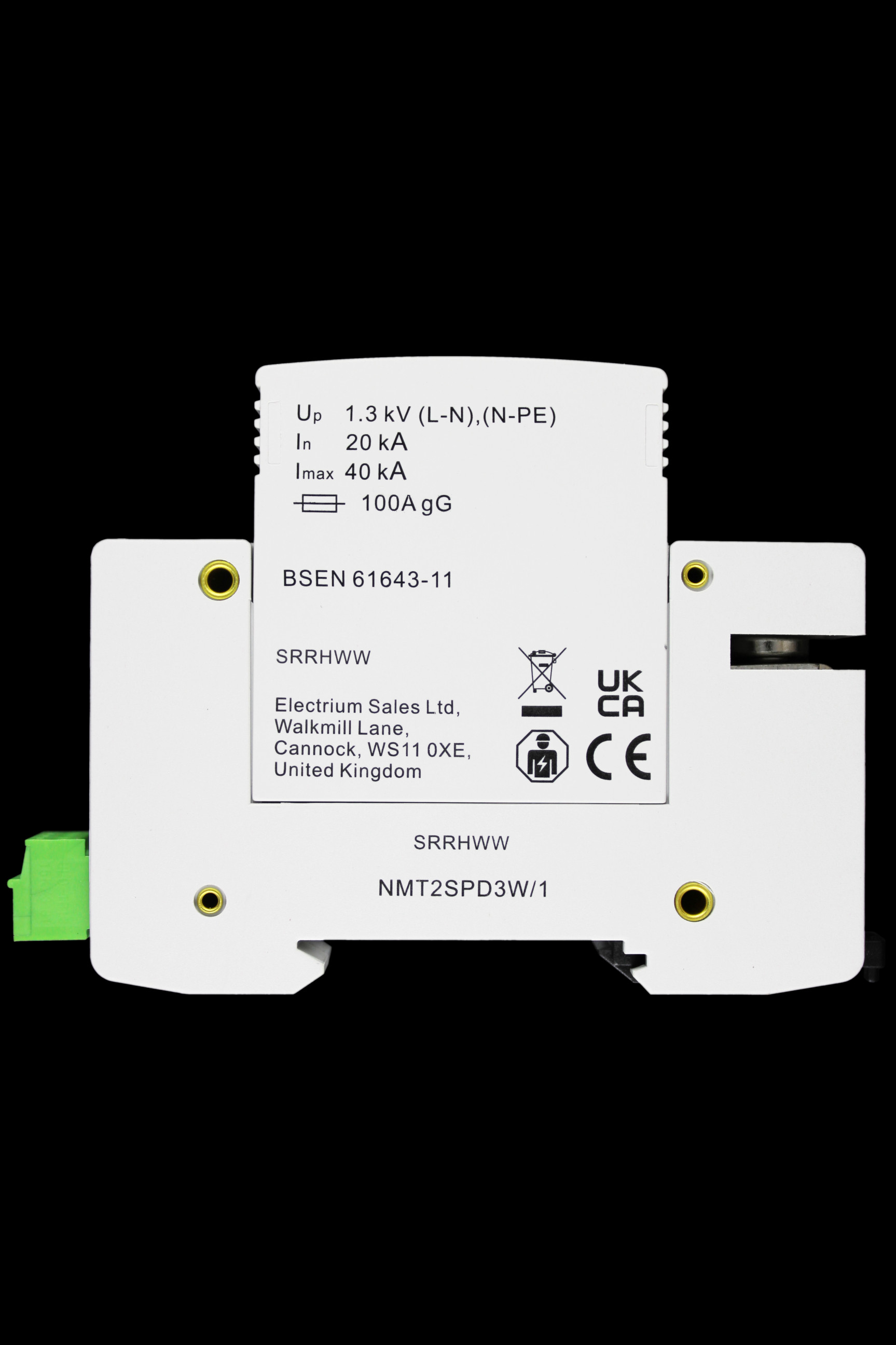 WYLEX TYPE 2 SURGE PROTECTION DEVICE SPD NMT2SPD3W/1