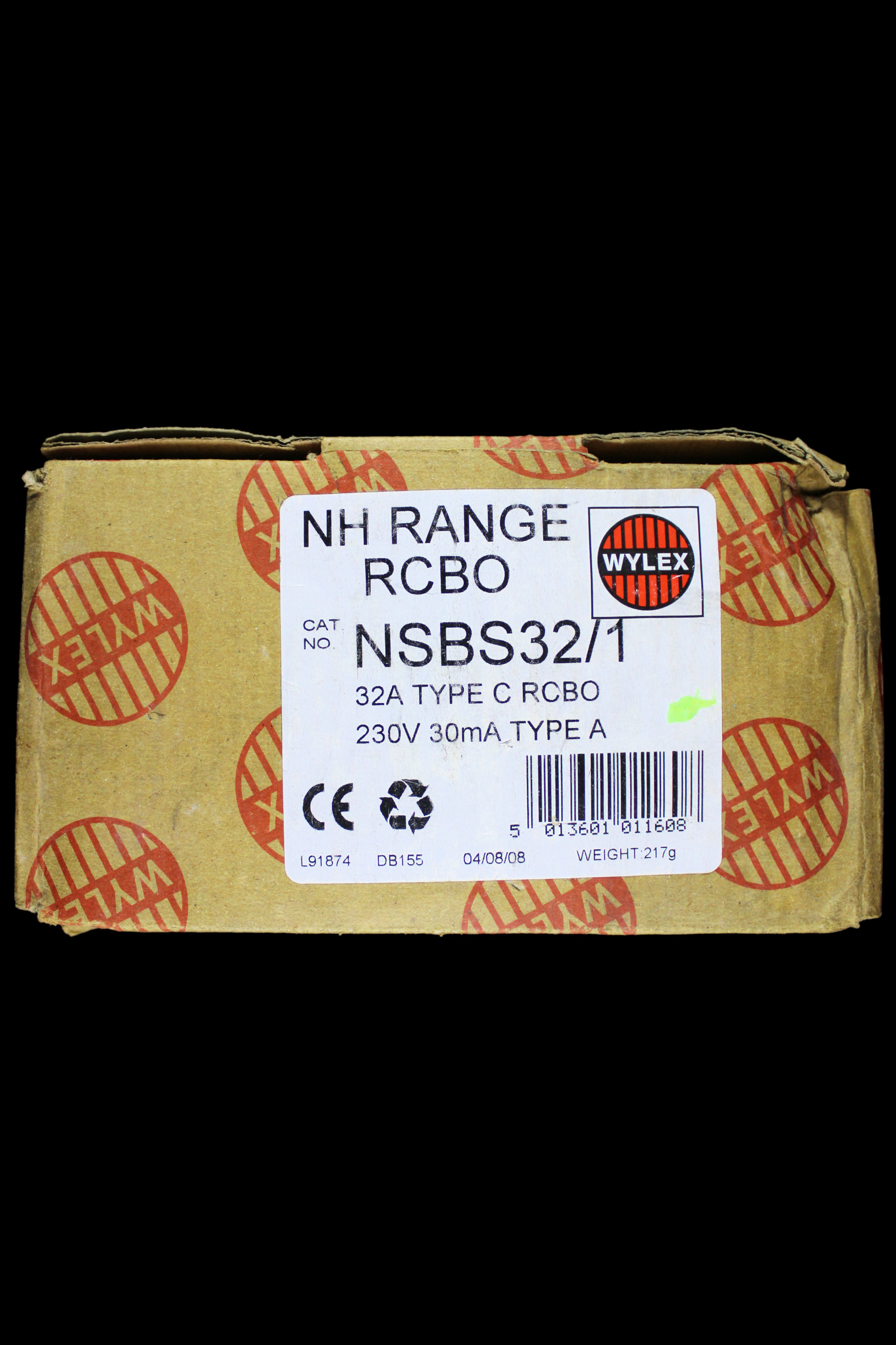 WYLEX 32 AMP CURVE C 6kA 30mA RCBO TYPE A NSBS32/1
