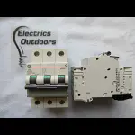 GENERAL ELECTRIC 6 AMP CURVE C TRIPLE POLE MCB CIRCUIT BREAKER EP103 674292 A