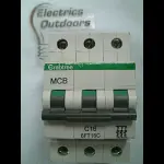 CRABTREE 16 AMP CURVE C 6kA MCB CIRCUIT BREAKER TRIPLE 3 POLE 6FT16C BS EN 60898