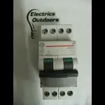 GENERAL ELECTRIC 6 AMP CURVE C 6kA FOUR POLE MCB CIRCUIT BREAKER EPC 64 692574