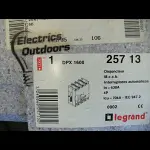LEGRAND 630 AMP 70kA FOUR POLE MCCB 400V DPX 1600 0257 13 IEC 947