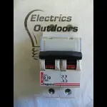 LEGRAND 10 AMP CURVE D 6kA DOUBLE POLE MCB CIRCUIT BREAKER 066 31 BS EN 60898